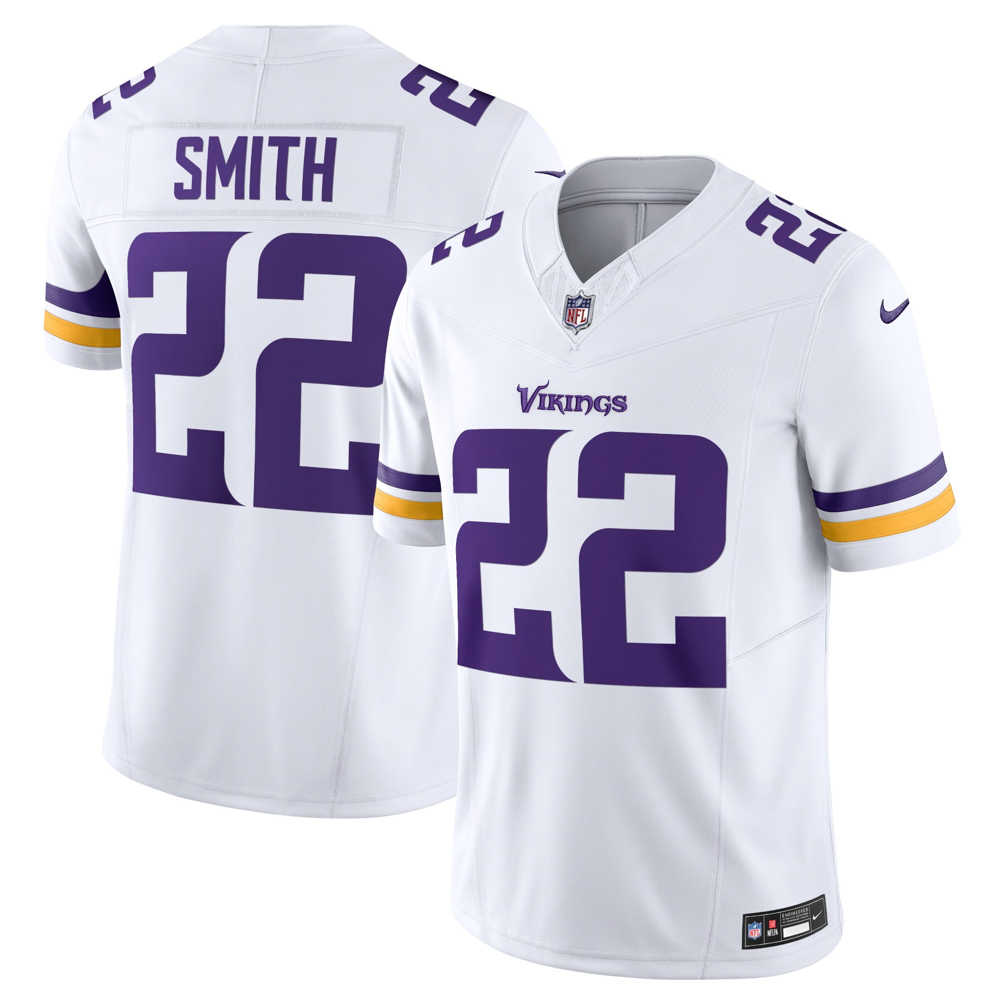 Men's Nike Harrison Smith White Minnesota Vikings Vapor F.U.S.E. Limited Jersey - PersonalJerseys