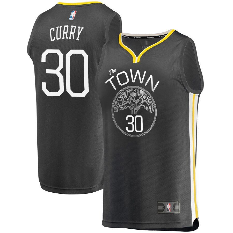 Stephen Curry Golden State Warriors Branded Fast Break Jersey Charcoal - Statement Edition - Friend Lounge Store - Shop for All Things Jerseys Sports - PersonalJerseys