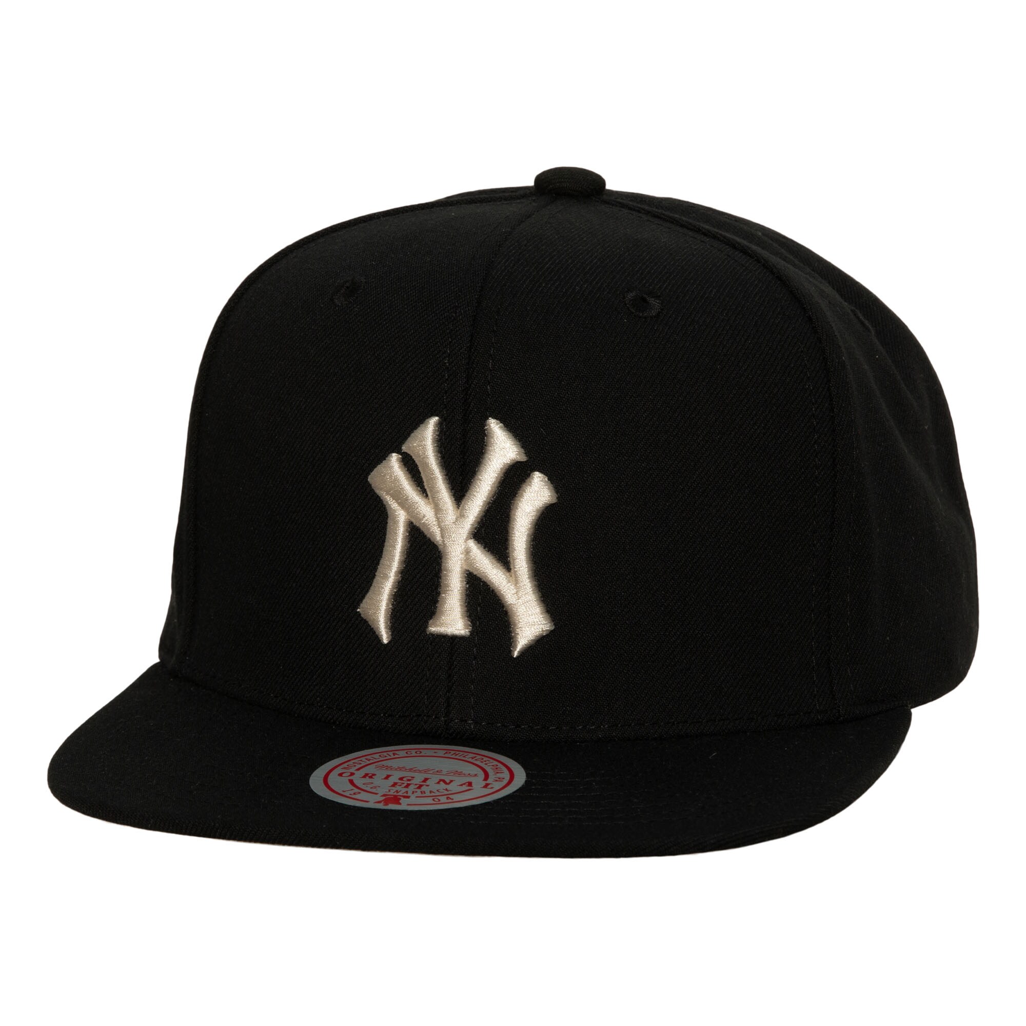 New York Yankees Mitchell & Ness Cooperstown Collection True Classics Snapback Hat - Black - PersonalJerseys