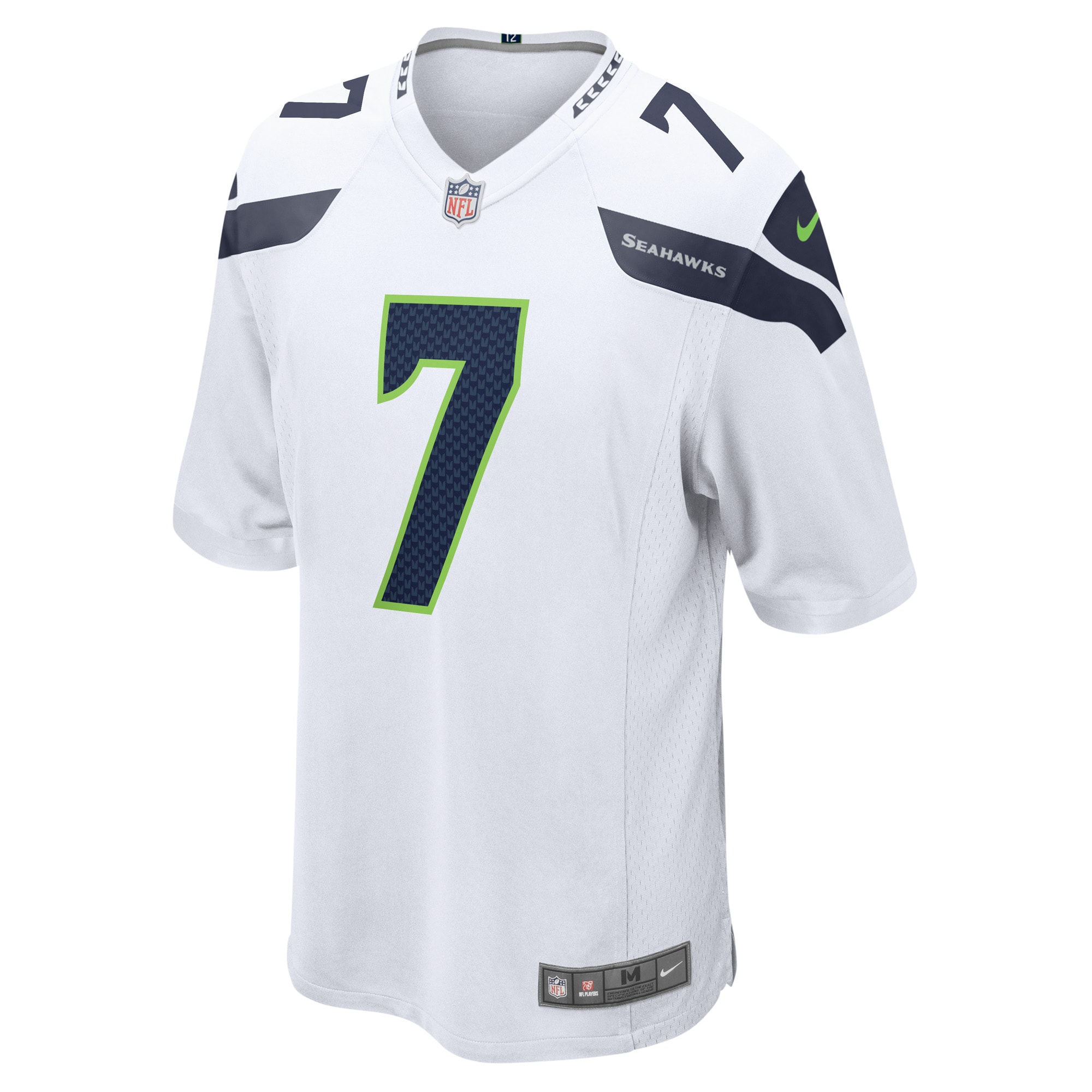Geno Smith Seattle Seahawks Nike Game Player Jersey - White - PersonalJerseys