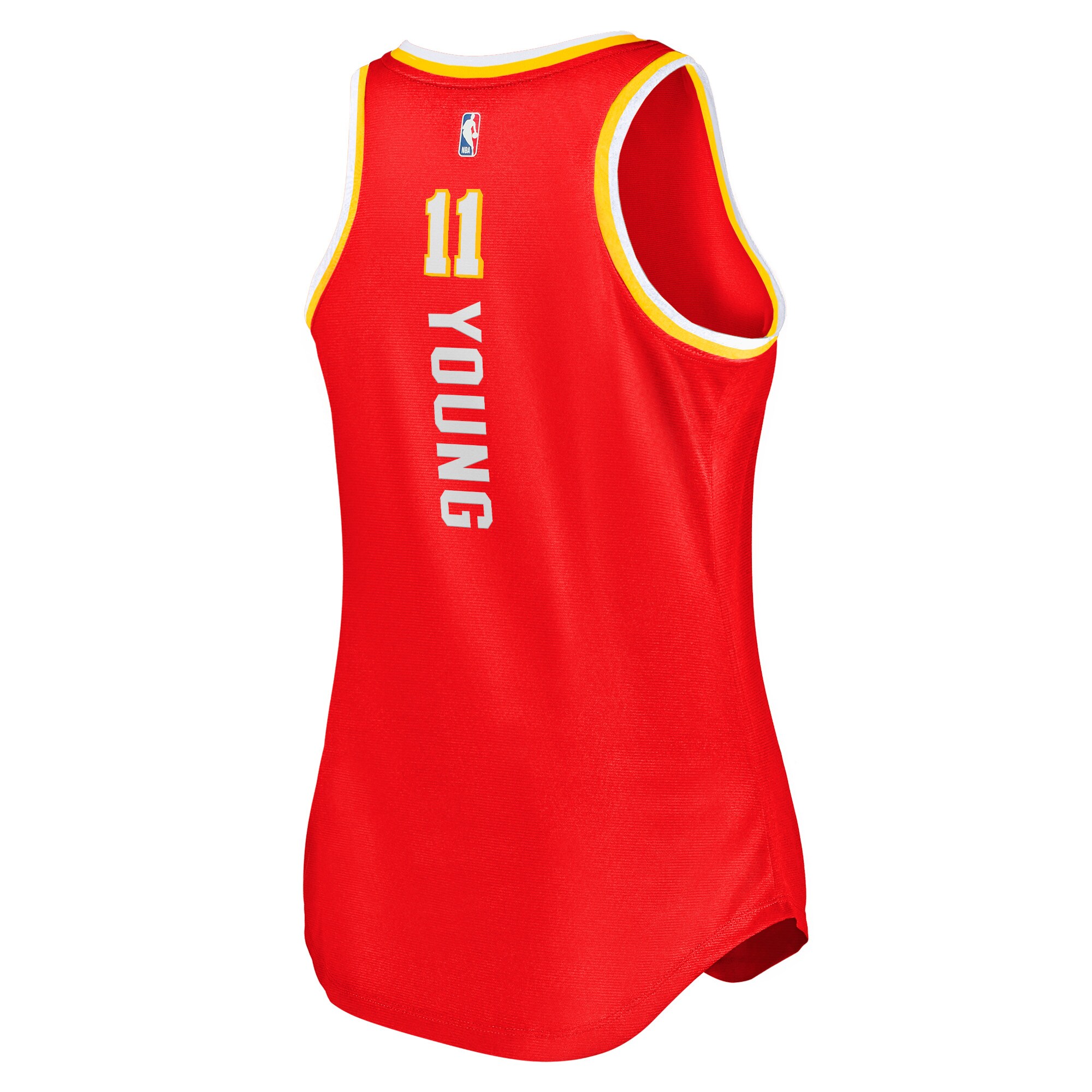 Trae Young Atlanta Hawks Fanatics Branded Women's 2020/21 Fast Break Tank Jersey - Icon Edition - Red - PersonalJerseys
