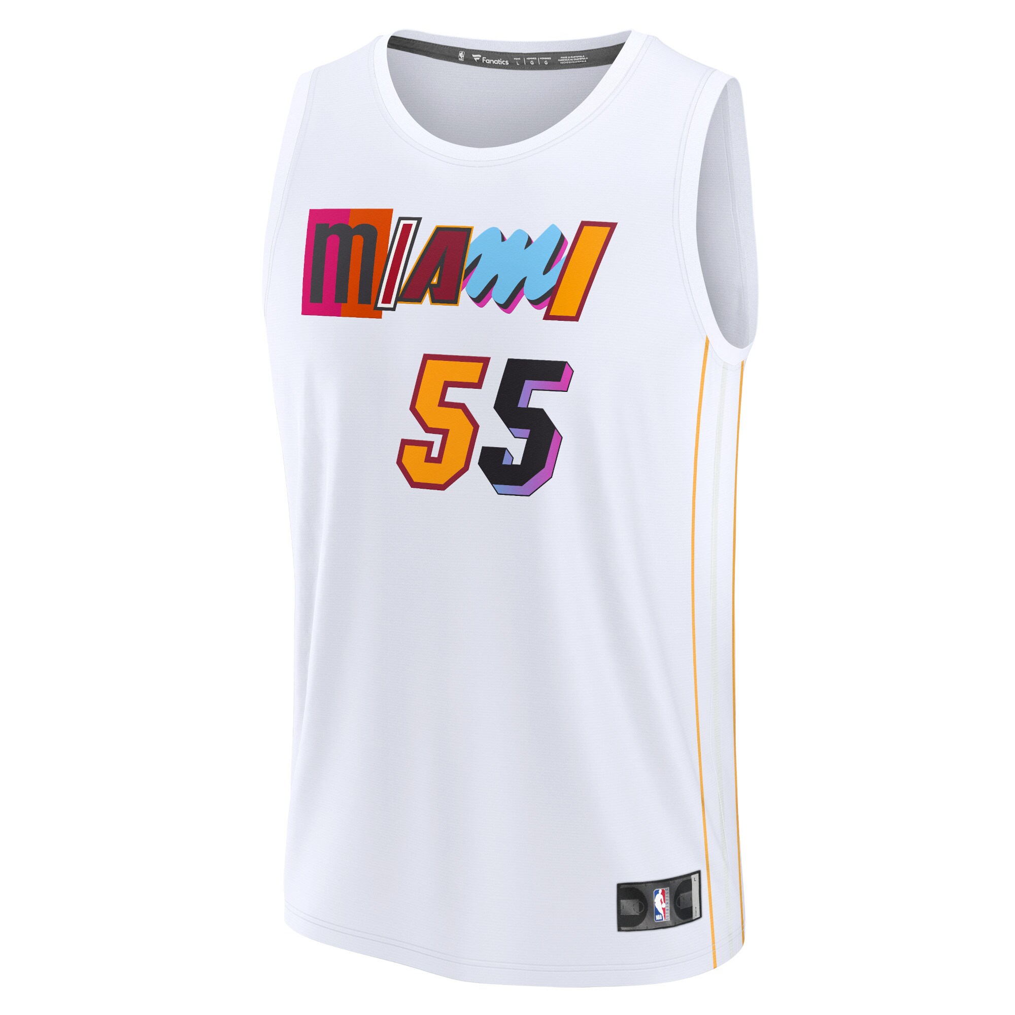 Duncan Robinson Miami Heat Fanatics Branded 2022/23 Fastbreak Jersey - City Edition - White - PersonalJerseys