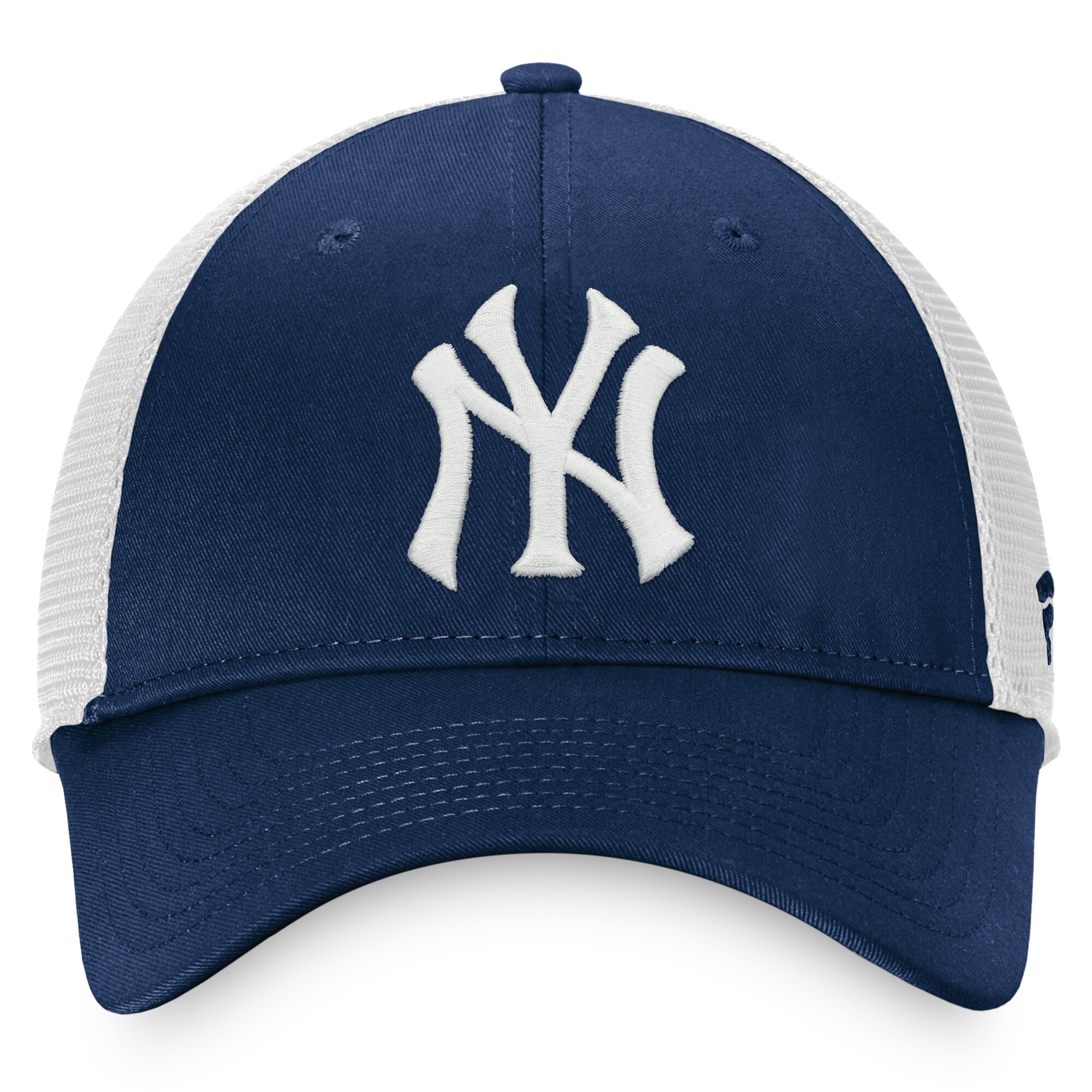 New York Yankees Fanatics Branded Core Structured Trucker Snapback Hat - Navy/White - PersonalJerseys