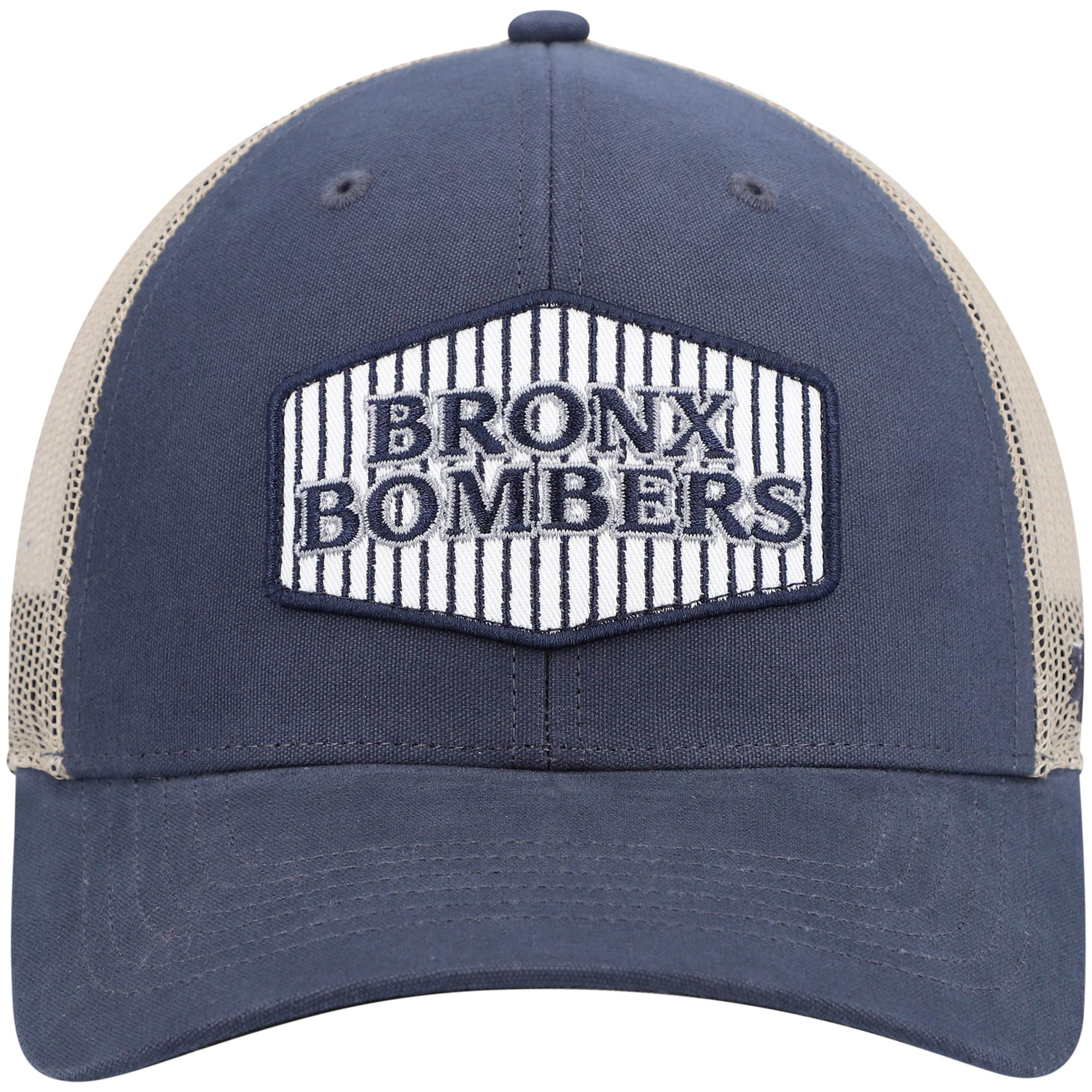 New York Yankees '47 Bronx Bombers Local Haven Trucker Snapback Hat - Navy/Natural - PersonalJerseys