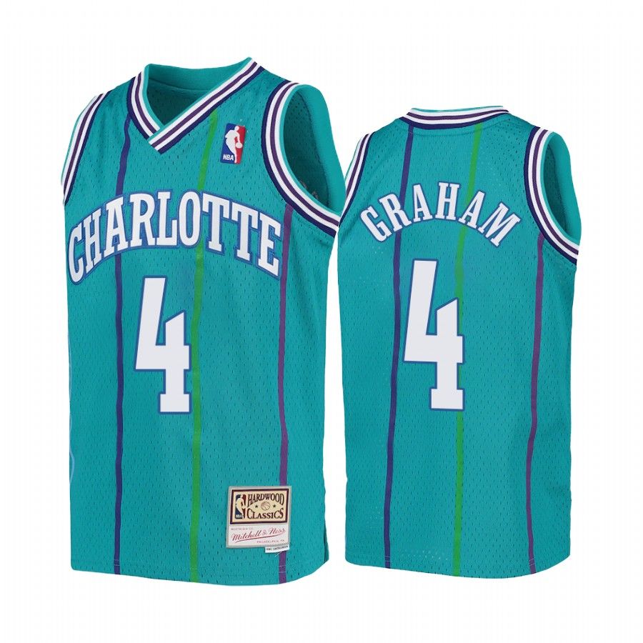 Devonte' Graham Charlotte Hornets Youth Teal Hardwood Classics Jersey - Friend Lounge Store - Shop for All Things Jerseys Sports - PersonalJerseys