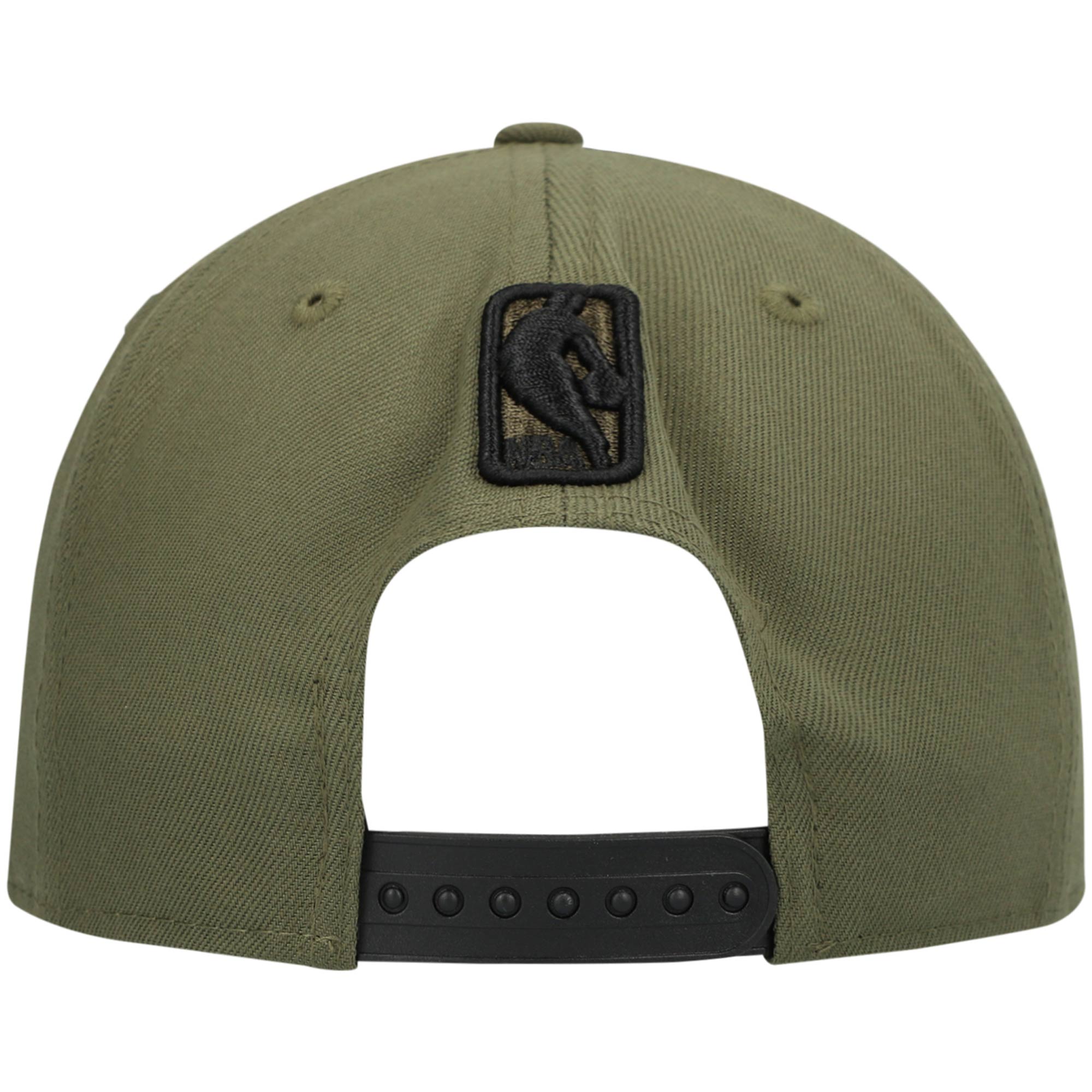 Miami Heat New Era 9FIFTY Snapback Hat - Olive - PersonalJerseys