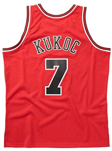 Mens Chicago Bulls Toni Kukoc Mitchell &Ness Red 1997-98 Hardwood Classics Swingman Jersey - PersonalJerseys