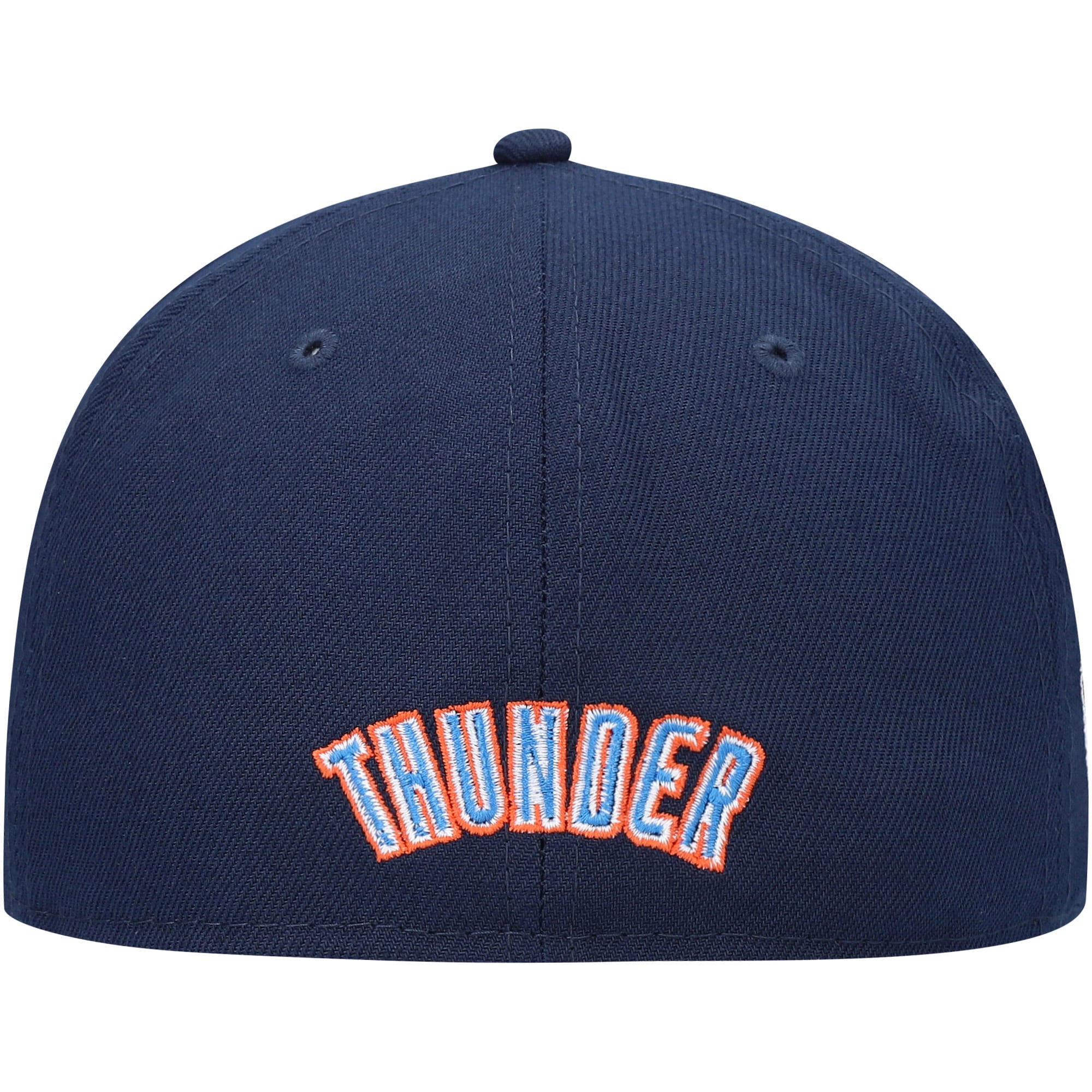 Oklahoma City Thunder New Era Team Logoman 59FIFTY Fitted Hat - Navy - PersonalJerseys