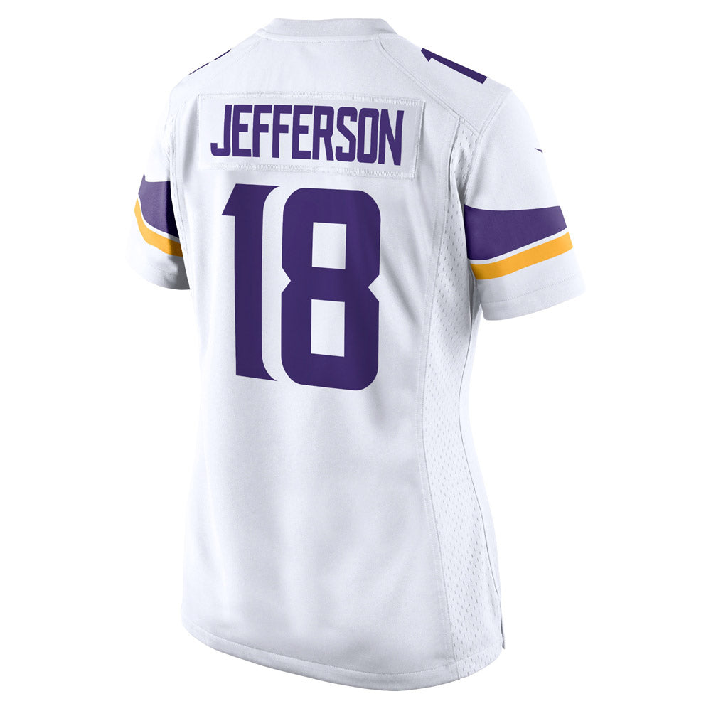 Women's Minnesota Vikings Justin Jefferson Game Jersey White - Sports Wear Jersey - PersonalJerseys