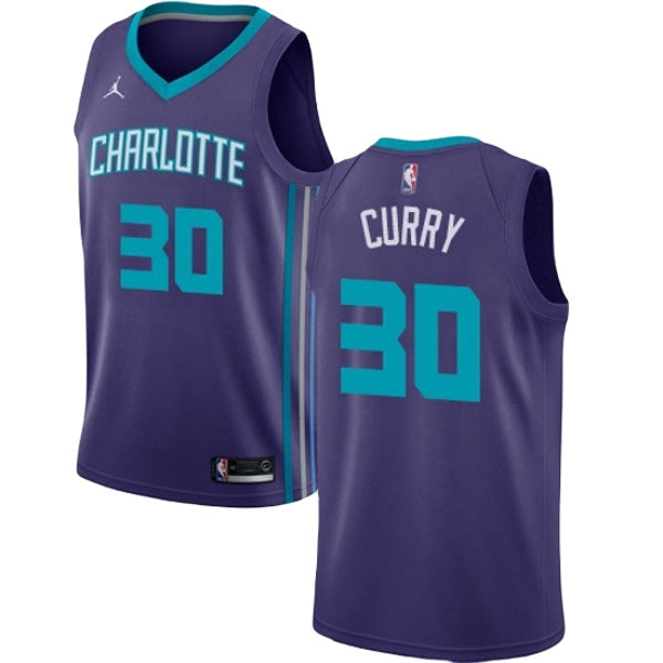Youth Charlotte Hornets Dell Curry Statement Edition Jersey - Purple - PersonalJerseys