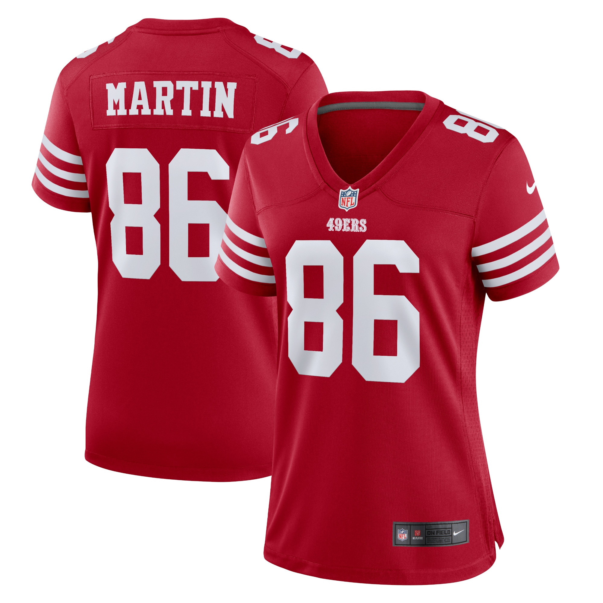 Tay Martin San Francisco 49ers Nike Women's Home Game Player Jersey - Scarlet - PersonalJerseys