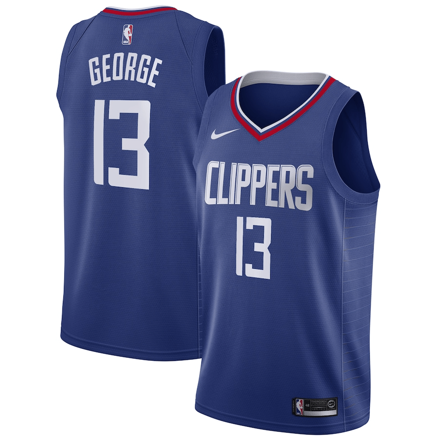Paul George LA Clippers 201920 Swingman Jersey Blue - Icon Edition - Friend Lounge Store - Shop for All Things Jerseys Sports - PersonalJerseys