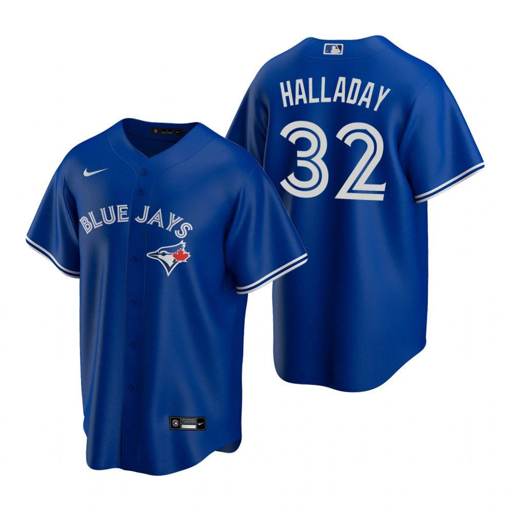 Youth Toronto Blue Jays Roy Halladay Replica Alternate Jersey - Royal - PersonalJerseys