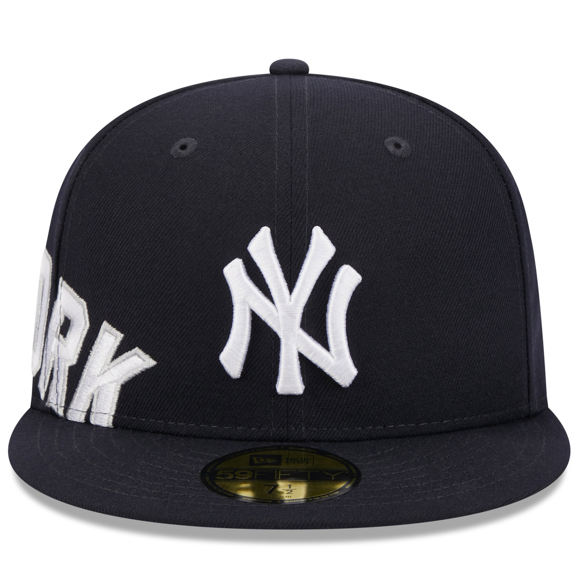New York Yankees New Era Arch 59FIFTY Fitted Hat - Navy - PersonalJerseys