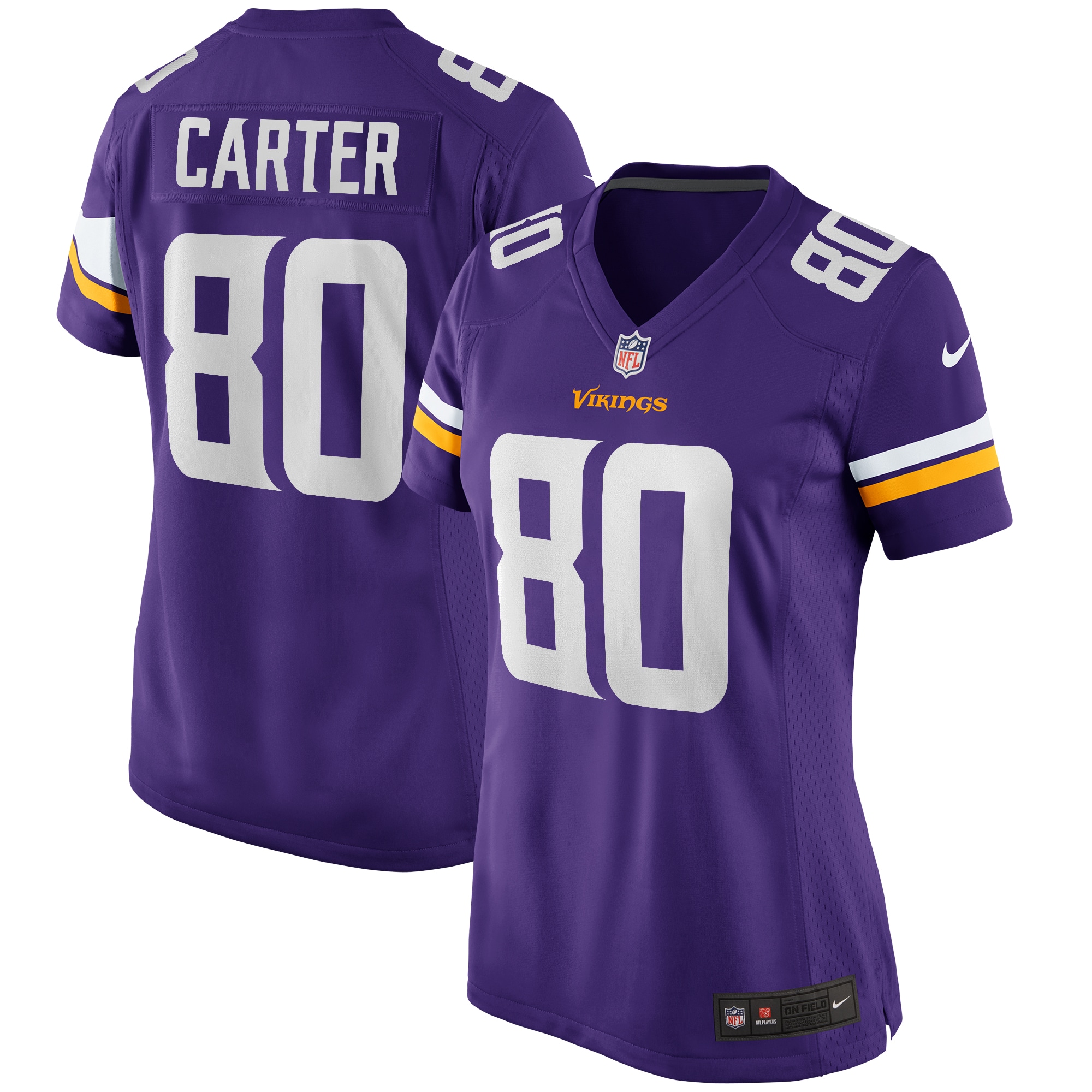 Cris Carter Minnesota Vikings Nike Women's Game Retired Player Jersey - Purple - PersonalJerseys