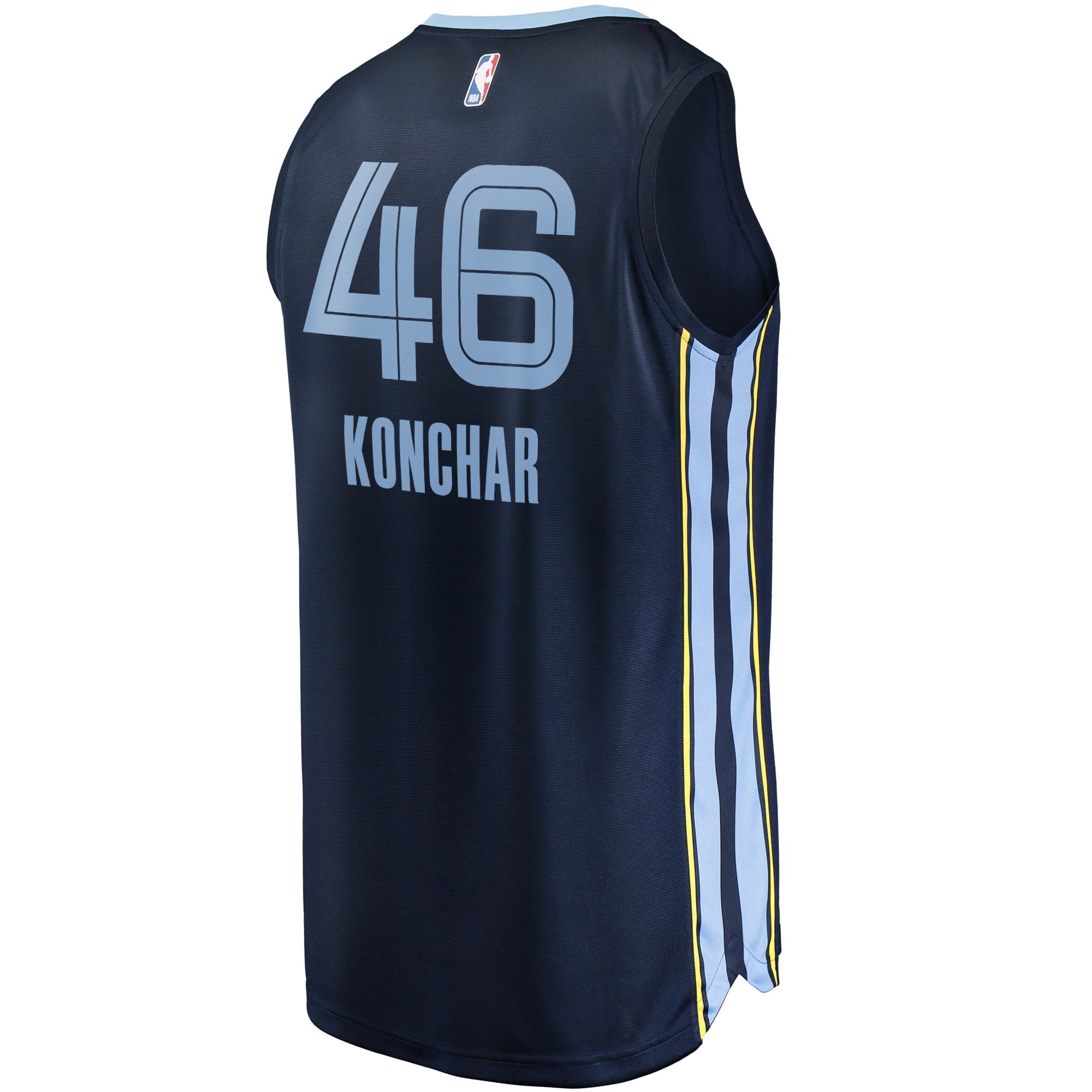 Men's Fanatics Branded John Konchar Navy Memphis Grizzlies Fast Break Replica Jersey - Icon Edition - PersonalJerseys