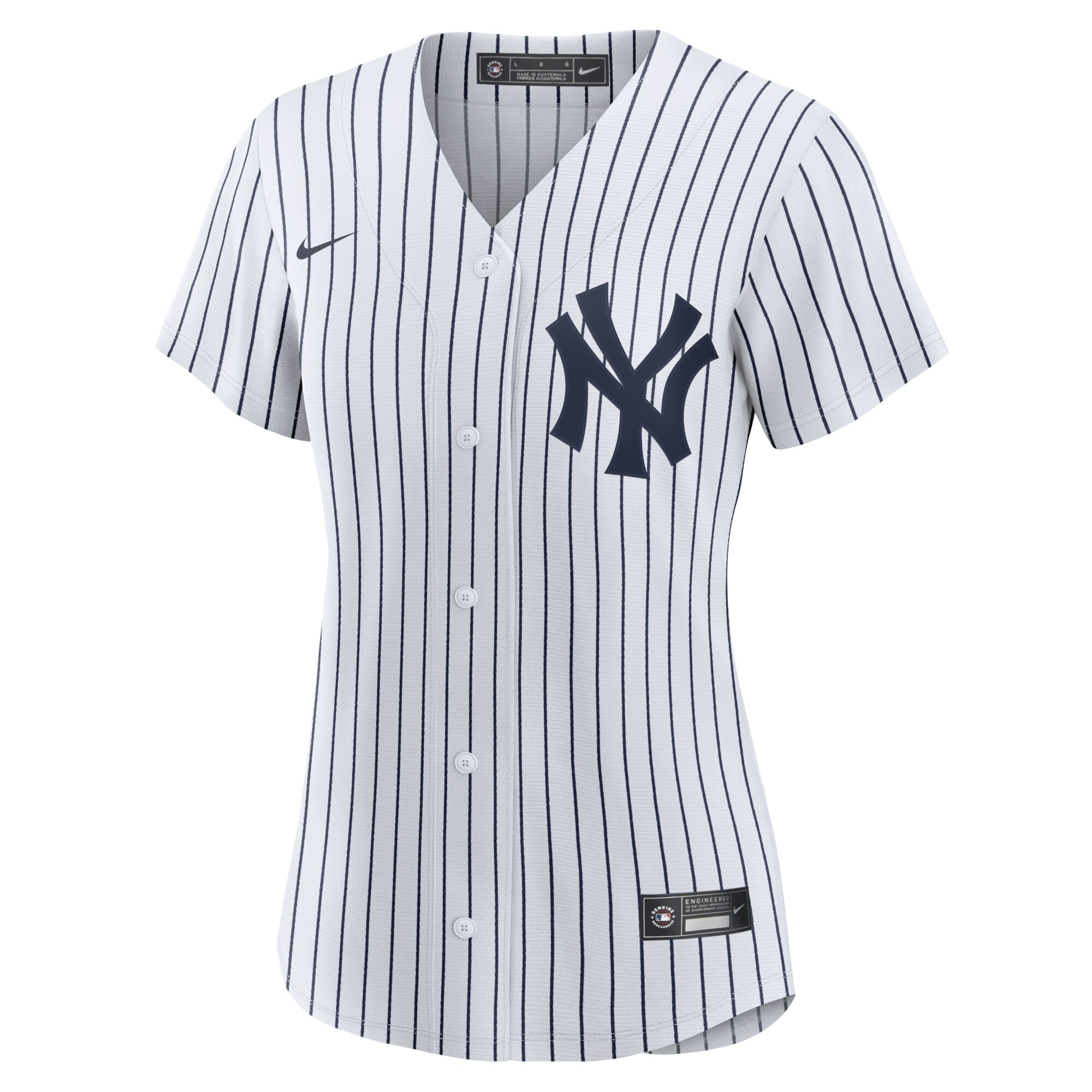 New York Yankees Nike Women's Home Replica Team Jersey - White - PersonalJerseys