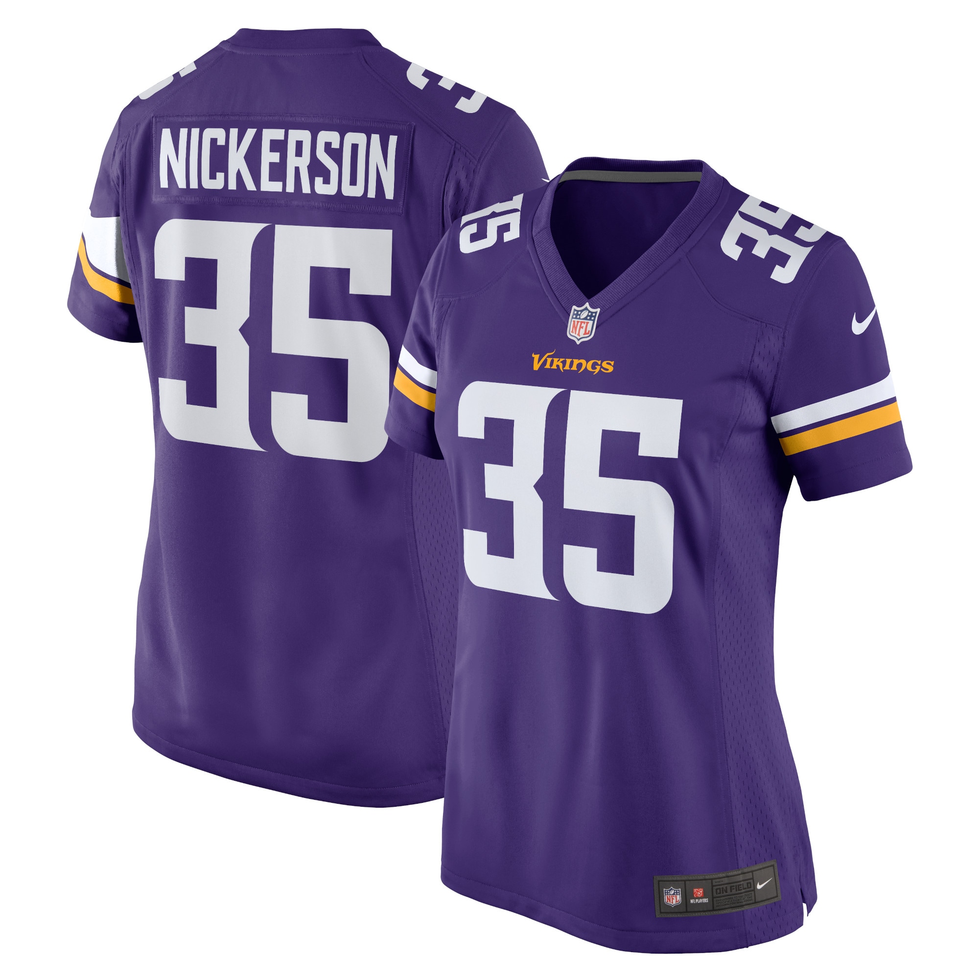 Parry Nickerson Minnesota Vikings Nike Women's Home Game Player Jersey - Purple - PersonalJerseys
