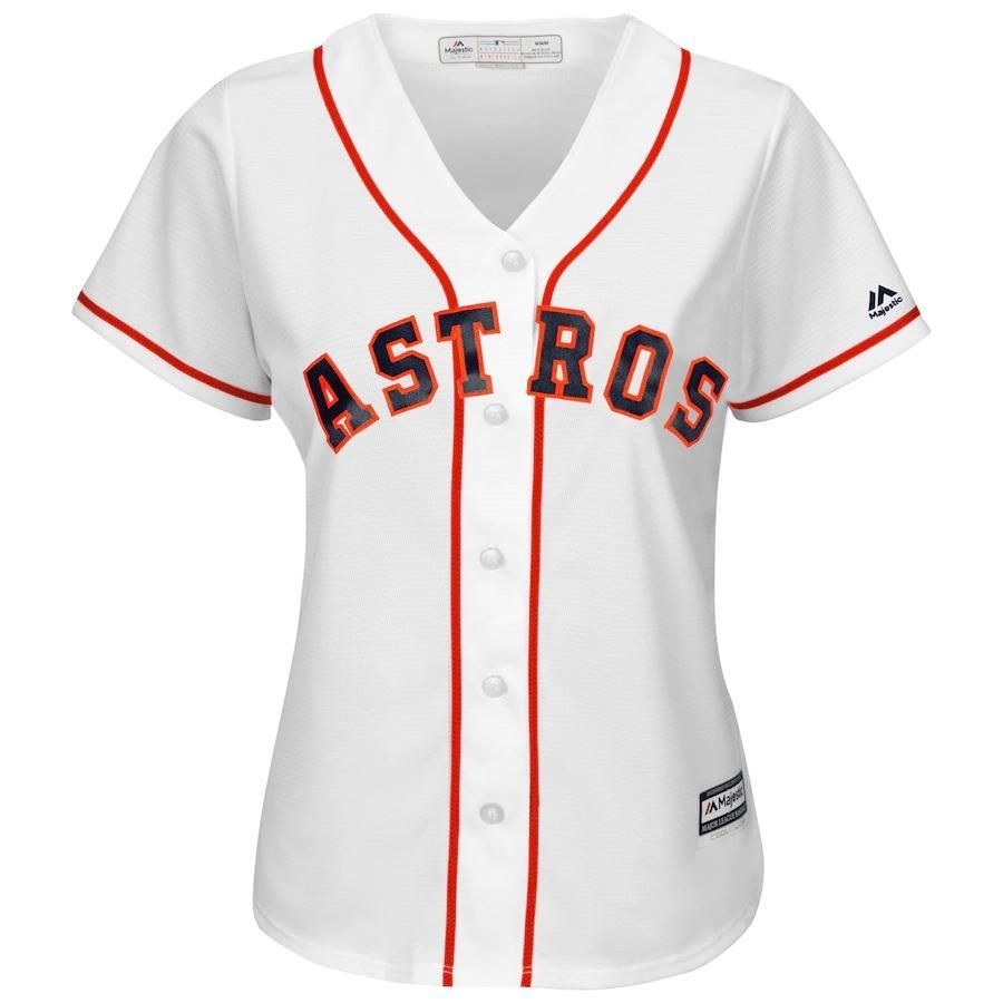 Jose Altuve Houston Astros Majestic Women's Cool Base Player Jersey - White - Friend Lounge Store - Shop for All Things Jerseys Sports - PersonalJerseys
