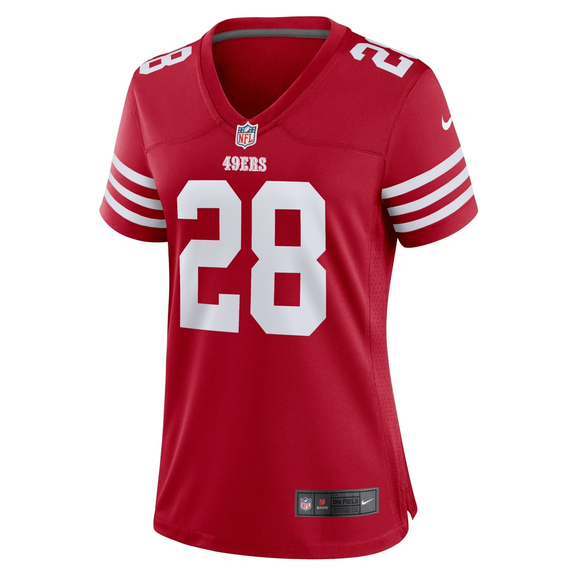 Women's Nike Tevin Coleman Scarlet San Francisco 49ers Home Game Player Jersey - PersonalJerseys
