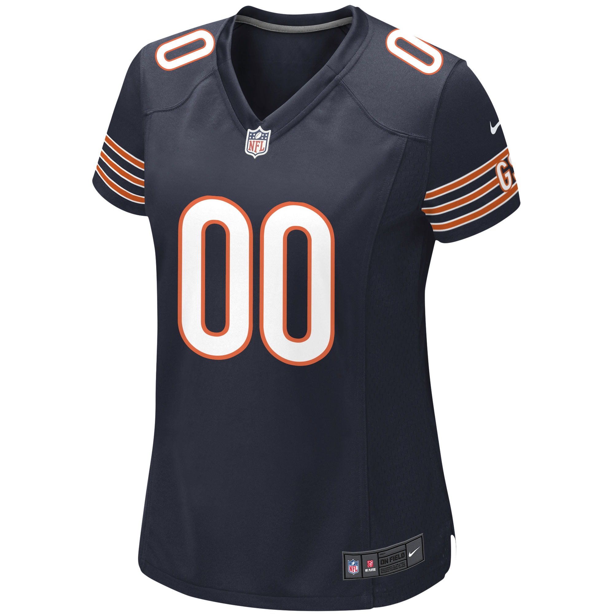 Chicago Bears Nike Women's Custom Game Jersey - Navy - PersonalJerseys