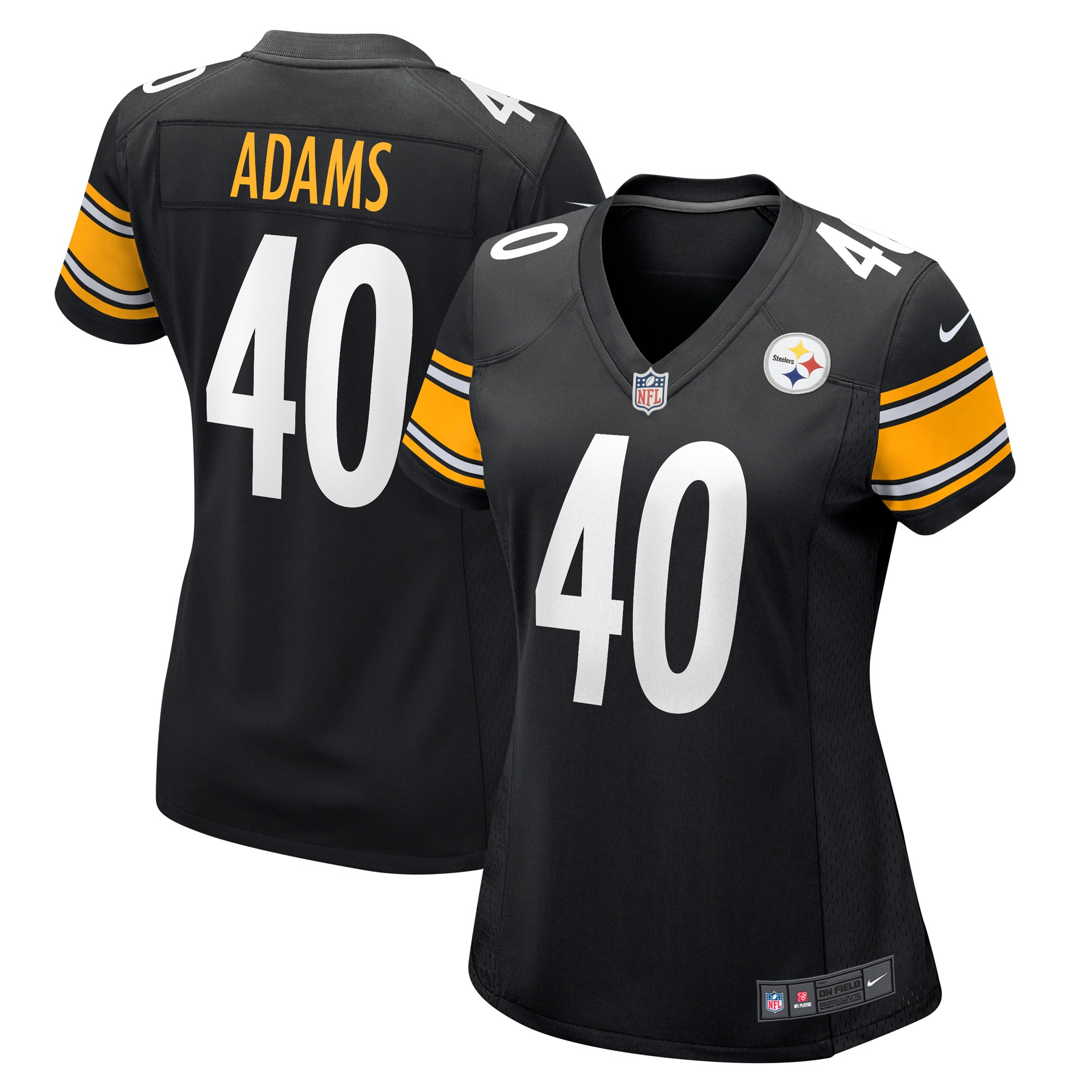 Pittsburgh Steelers Andrew Adams Black Game Player Jersey for Youth Women Men - Friend Lounge Store - Shop for All Things Jerseys Sports - PersonalJerseys