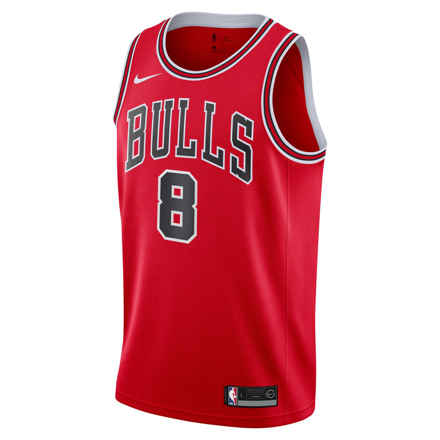 Youth Chicago Bulls Zach Lavine Red Swingman Icon Jersey - PersonalJerseys