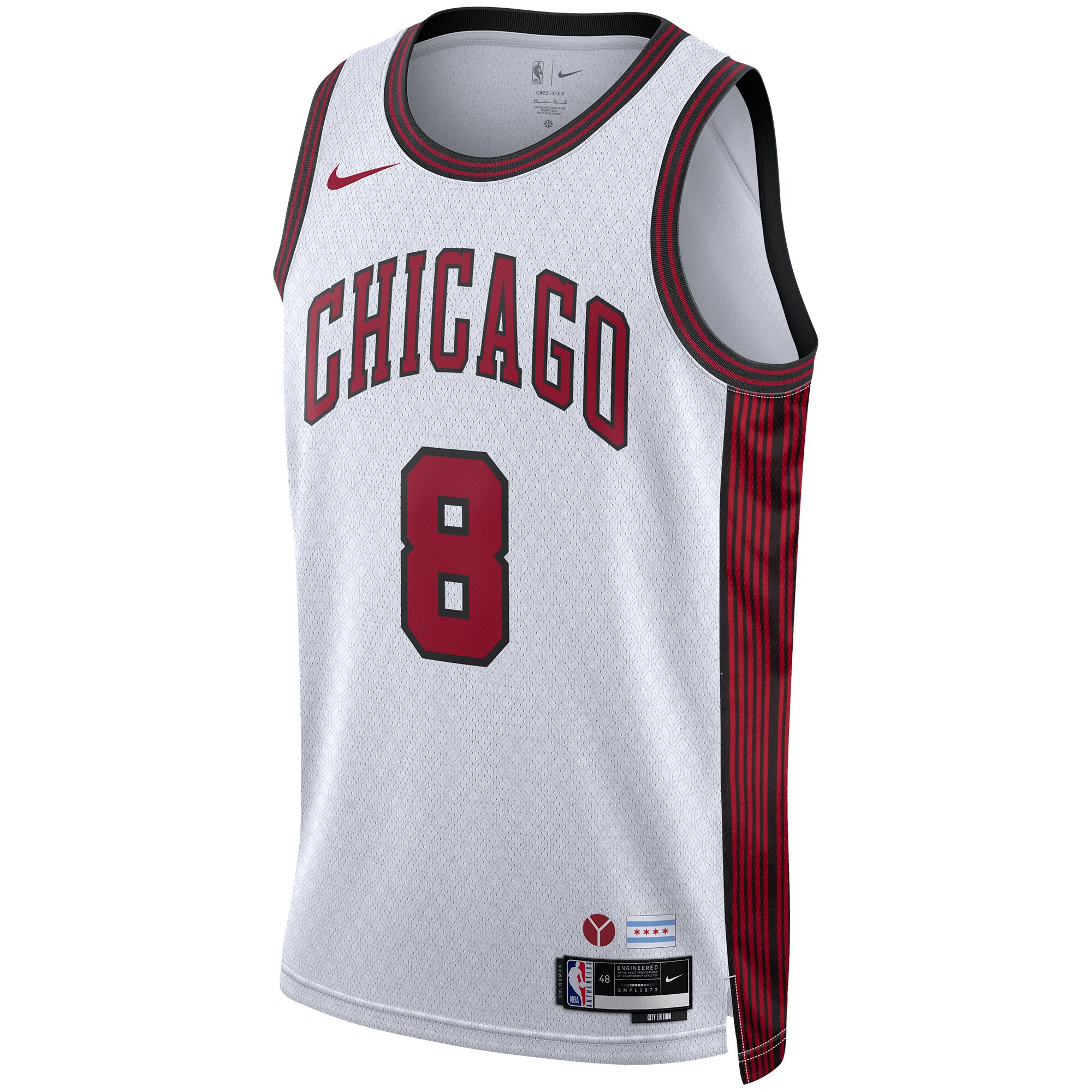 Zach LaVine Chicago Bulls Nike Unisex 2022/23 Swingman Jersey - City Edition - White - PersonalJerseys