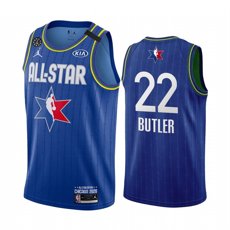 2020 NBA All-Star Game Jersey Eastern Conference Miami Heat Jimmy Butler #22 Blue - Friend Lounge Store - Shop for All Things Jerseys Sports - PersonalJerseys