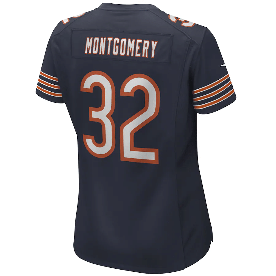 David Montgomery Chicago Bears Women's Navy Game Jersey - Friend Lounge Store - Shop for All Things Jerseys Sports - PersonalJerseys