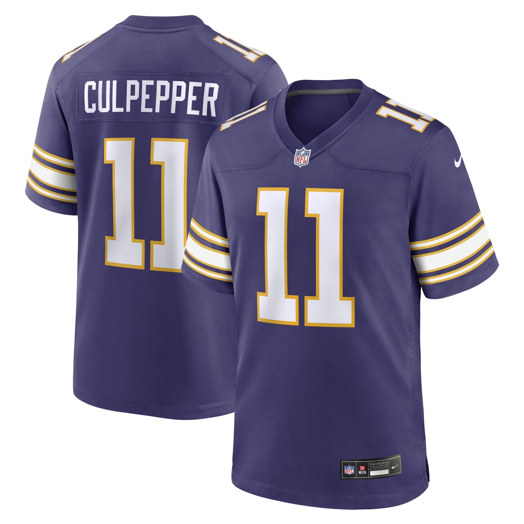Men's Nike Daunte Culpepper Purple Minnesota Vikings Classic Retired Player Game Jersey - PersonalJerseys
