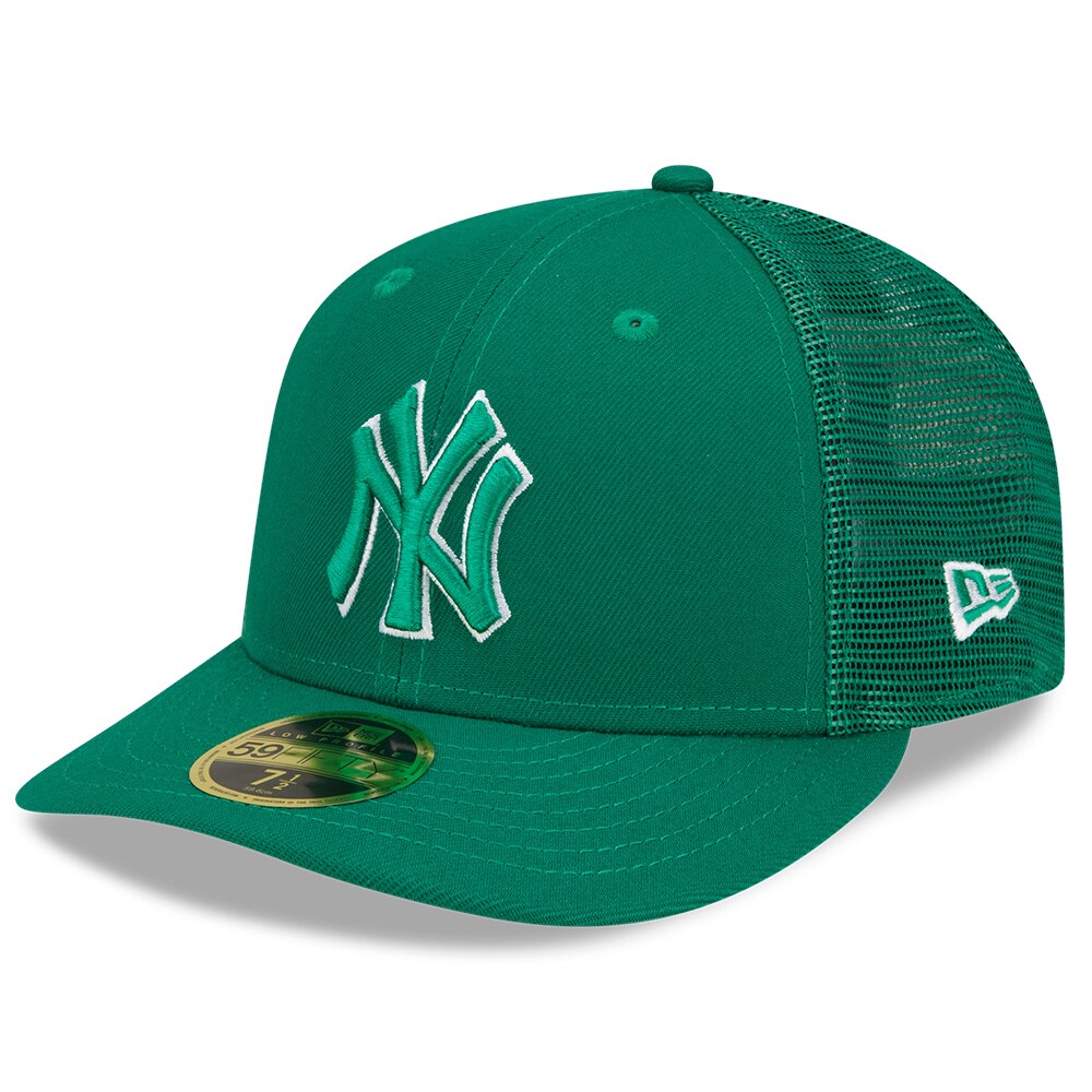 New York Yankees New Era 2022 St. Patrick's Day Low Profile 59FIFTY Fitted Hat - Green - PersonalJerseys