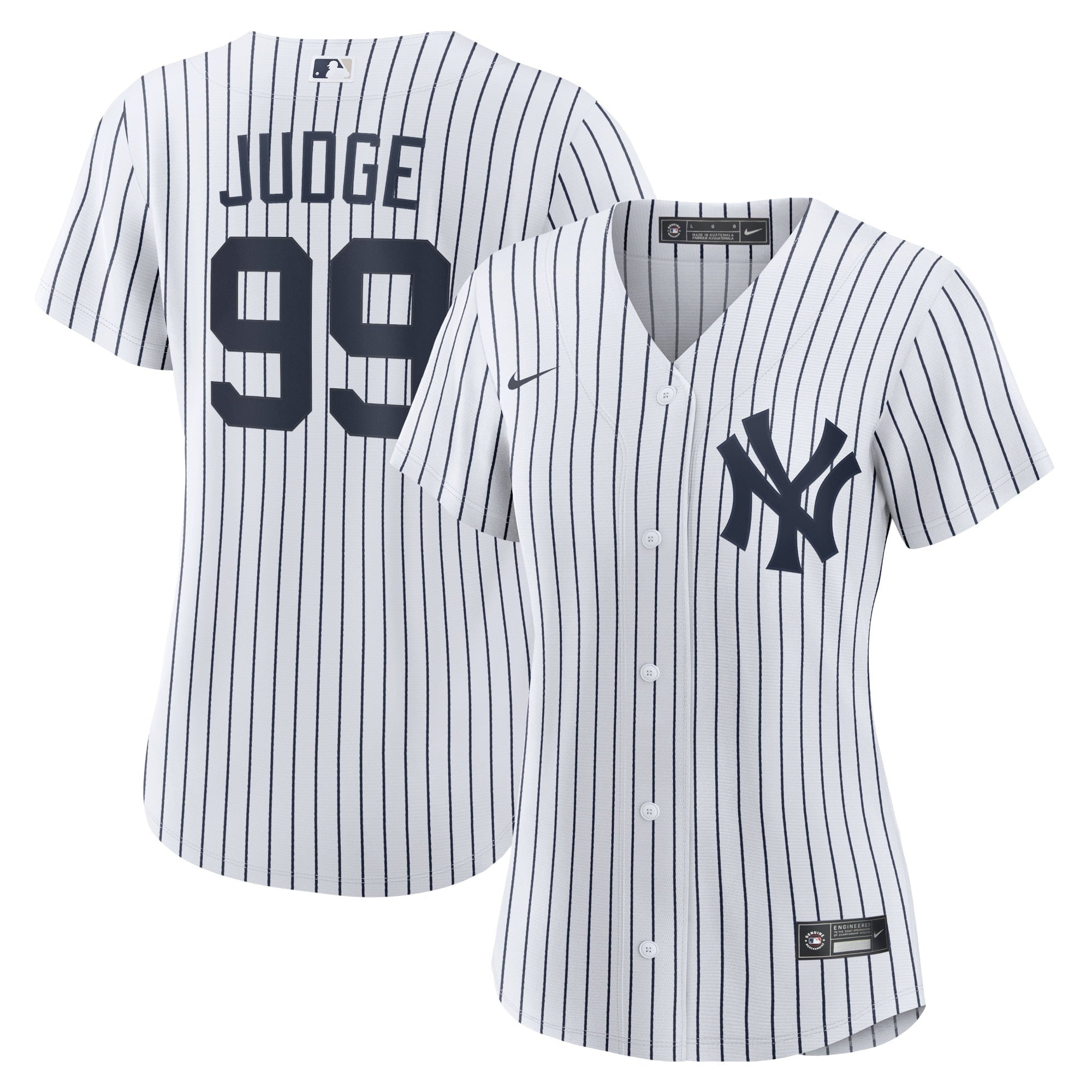 Women's Nike Aaron Judge White New York Yankees Home Replica Player Jersey - PersonalJerseys