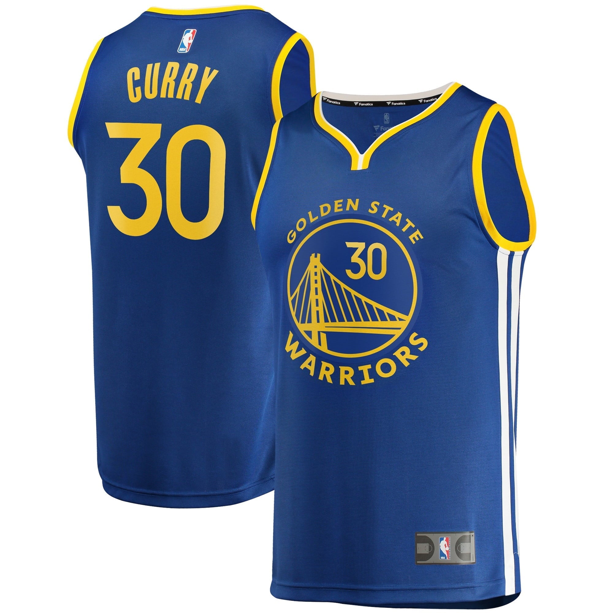 Men's Fanatics Branded Stephen Curry Blue Golden State Warriors Fast Break Replica Jersey - Icon Edition - PersonalJerseys
