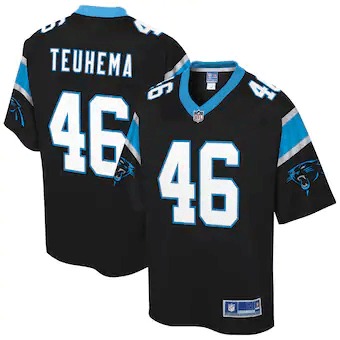 Sione Teuhema Carolina Panthers NFL Pro Line Player Jersey - Black - Friend Lounge Store - Shop for All Things Jerseys Sports - PersonalJerseys