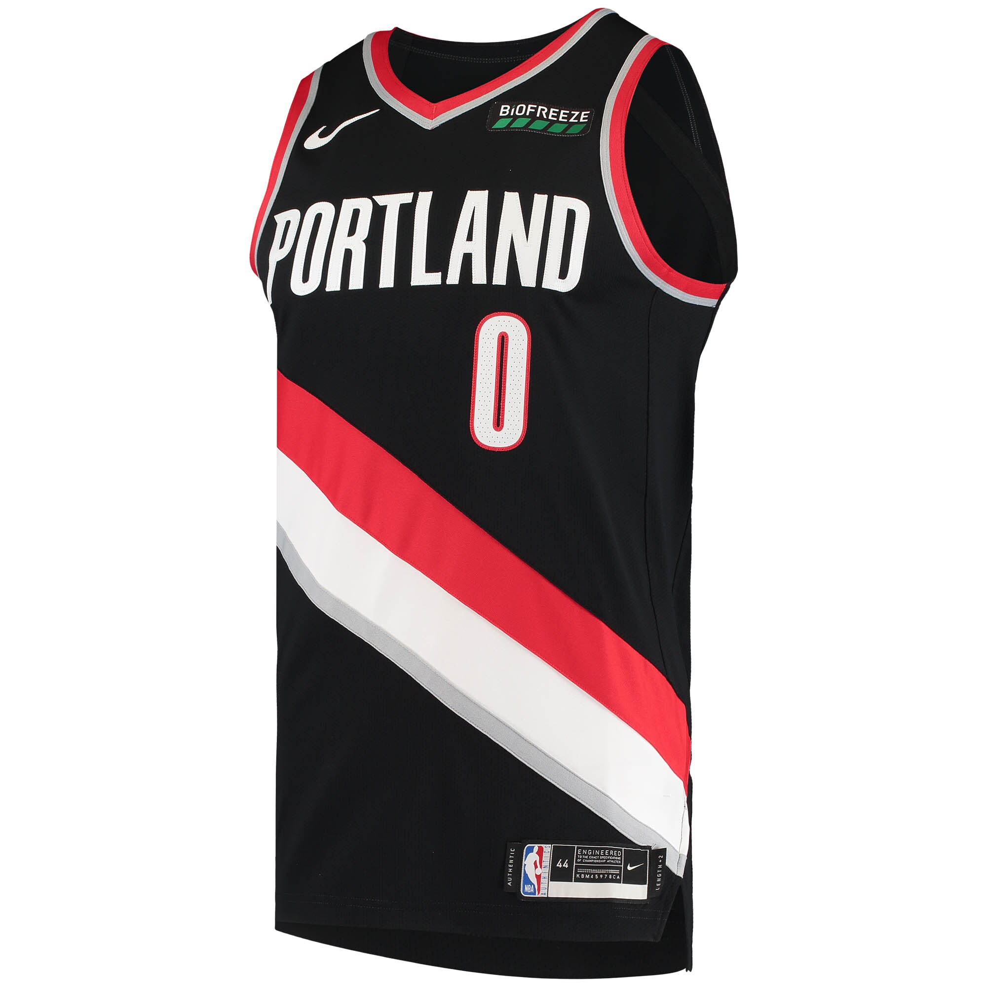 Damian Lillard Portland Trail Blazers Nike Authentic Jersey - Icon Edition - Black - PersonalJerseys