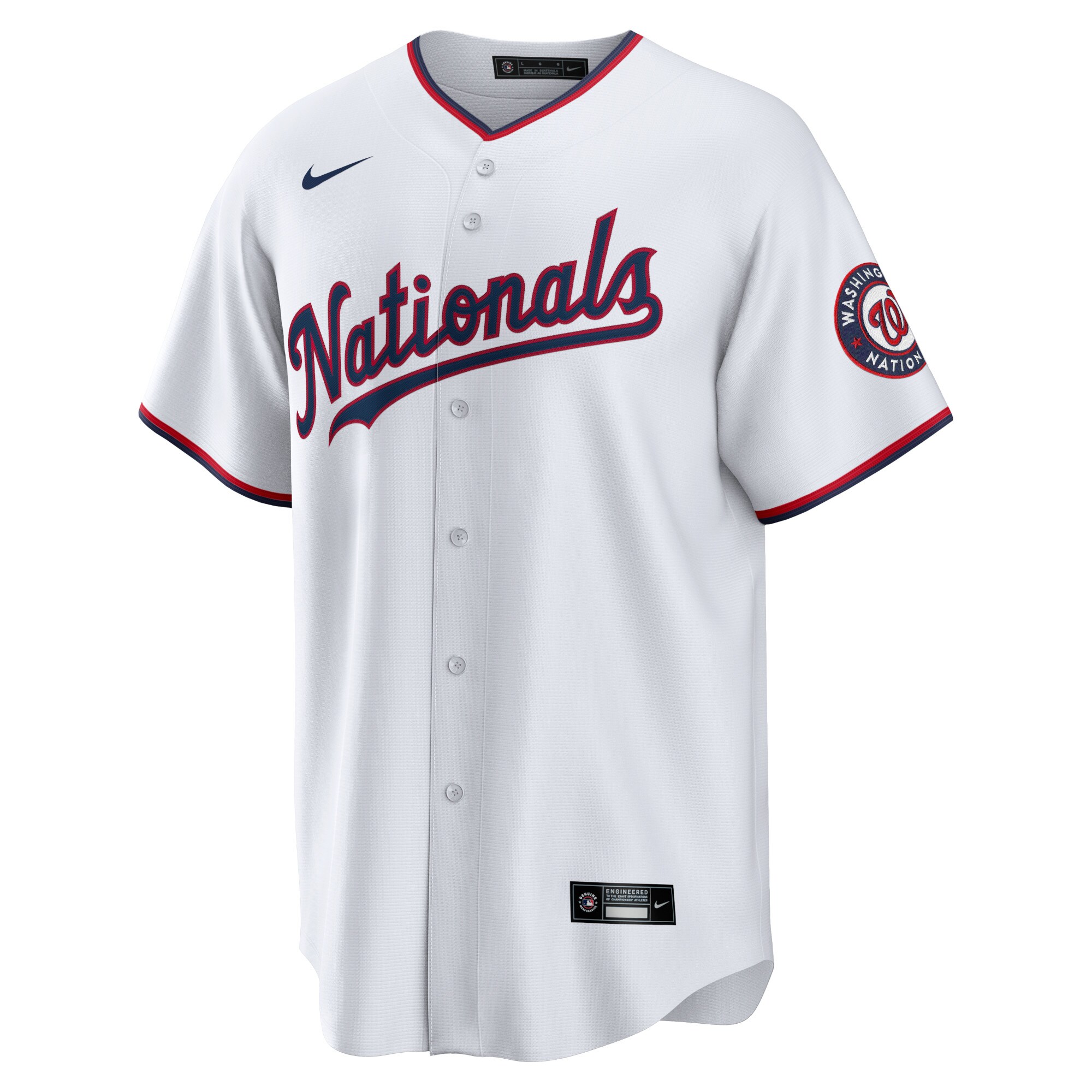 CJ Abrams Washington Nationals Nike Home Replica Jersey - White - PersonalJerseys