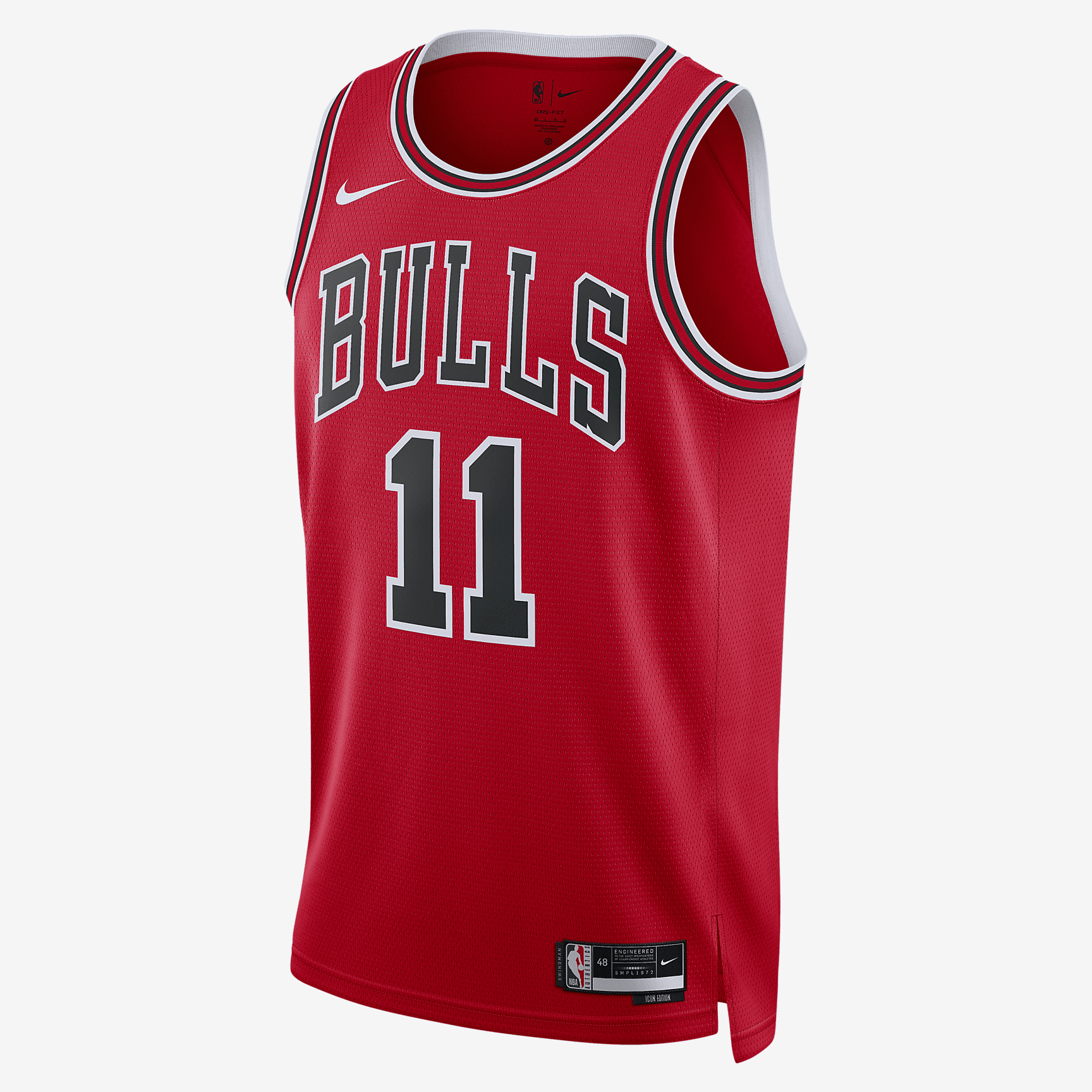 Chicago Bulls Icon Edition 2022/23 Nike Dri-FIT NBA Swingman Jersey - University Red - PersonalJerseys