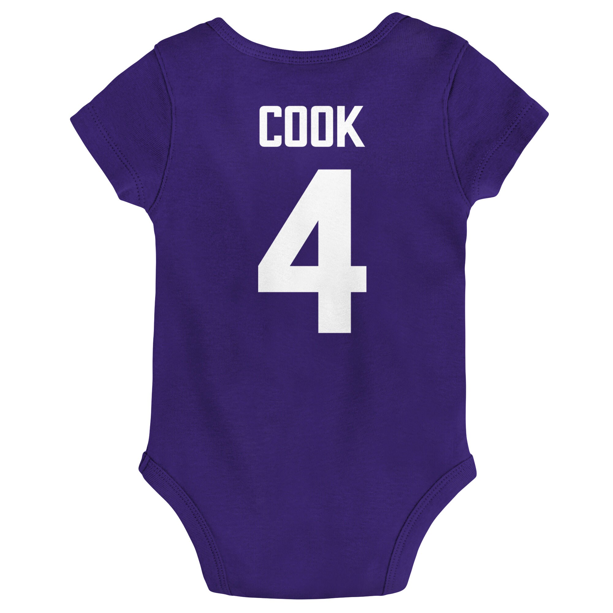 Dalvin Cook Minnesota Vikings Newborn & Infant Team Player Bodysuit - Purple - PersonalJerseys