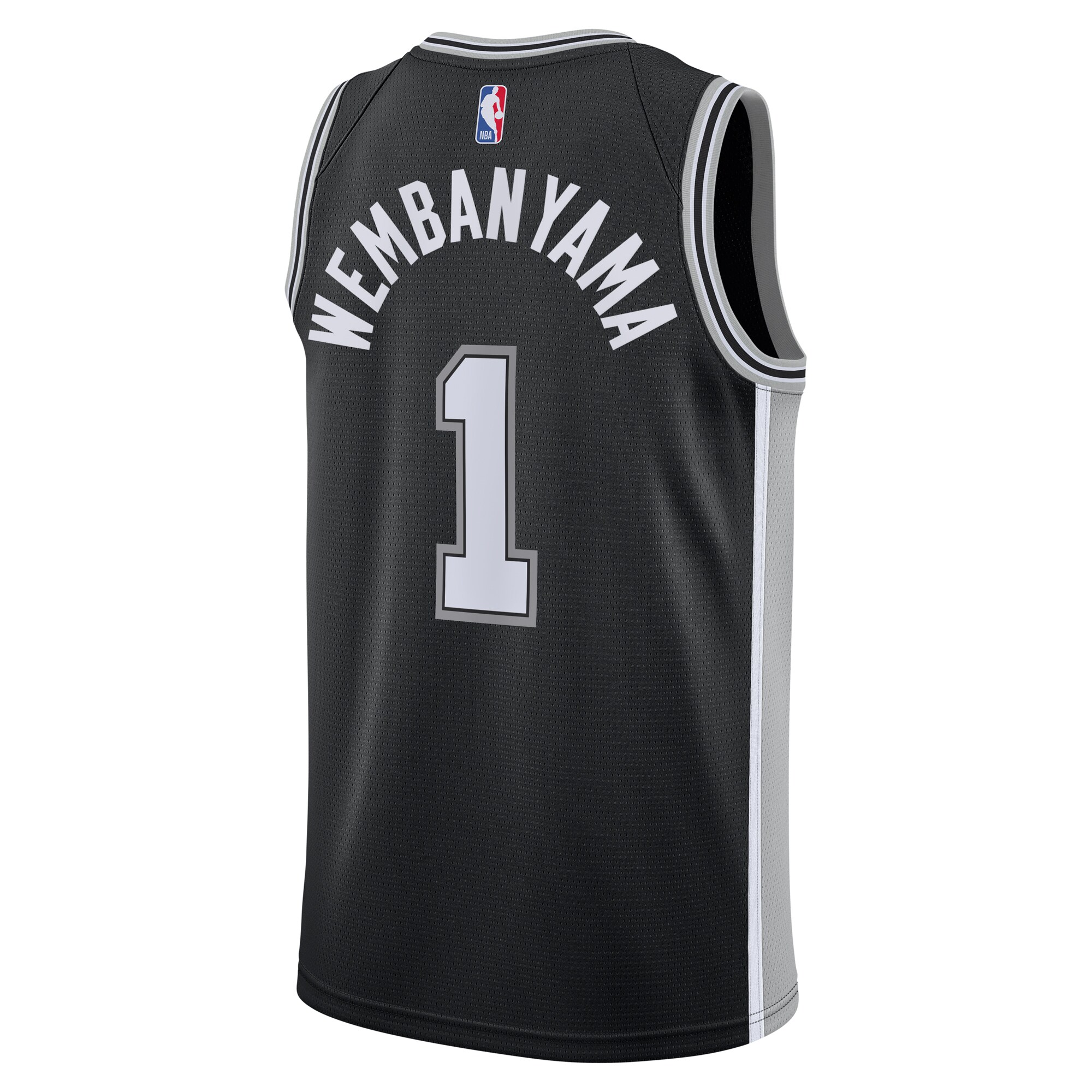 Victor Wembanyama San Antonio Spurs Nike Youth Swingman Jersey - Icon Edition - Black - PersonalJerseys