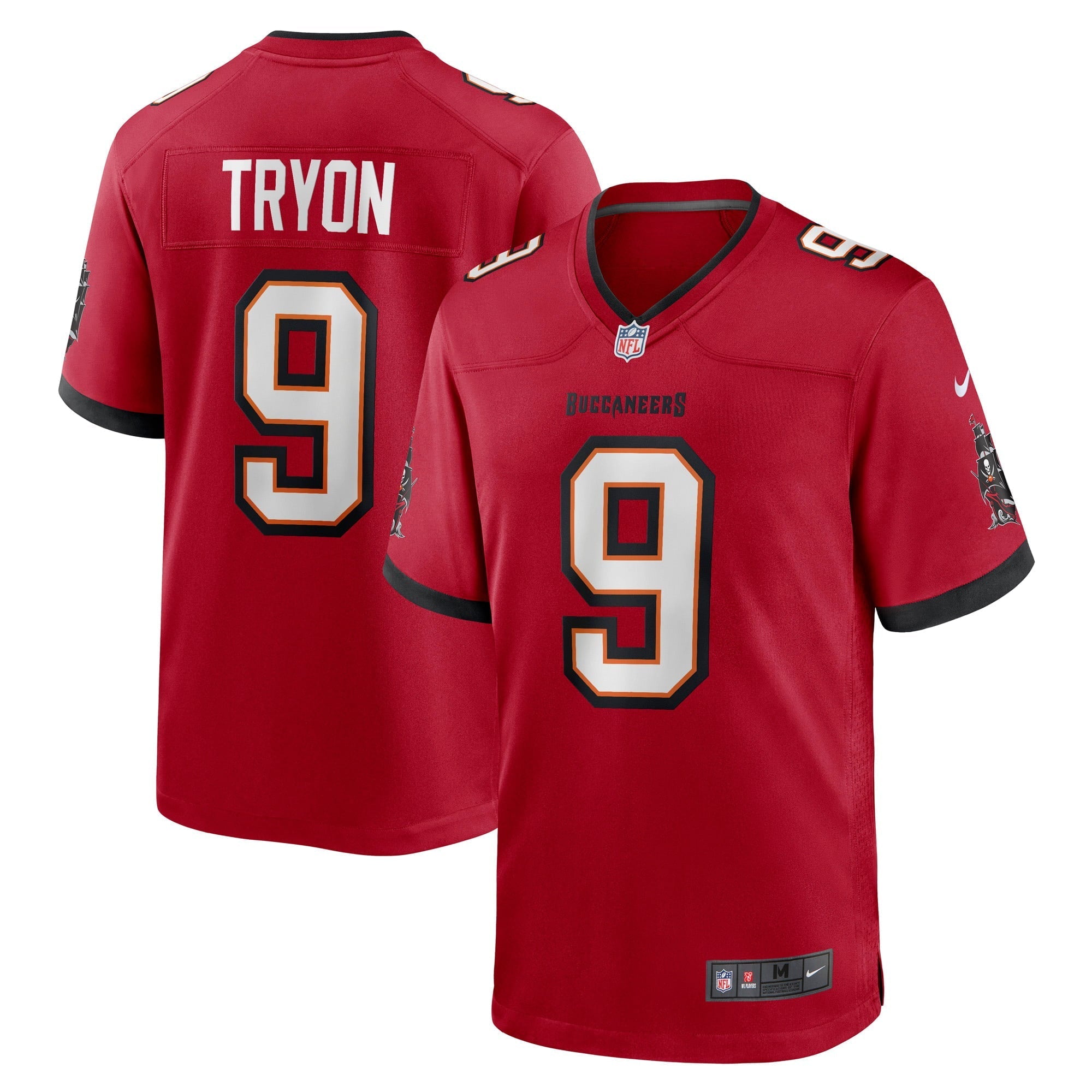 Men's Nike Joe Tryon Red Tampa Bay Buccaneers 2021 NFL Draft First Round Pick No. 32 Game Jersey - PersonalJerseys