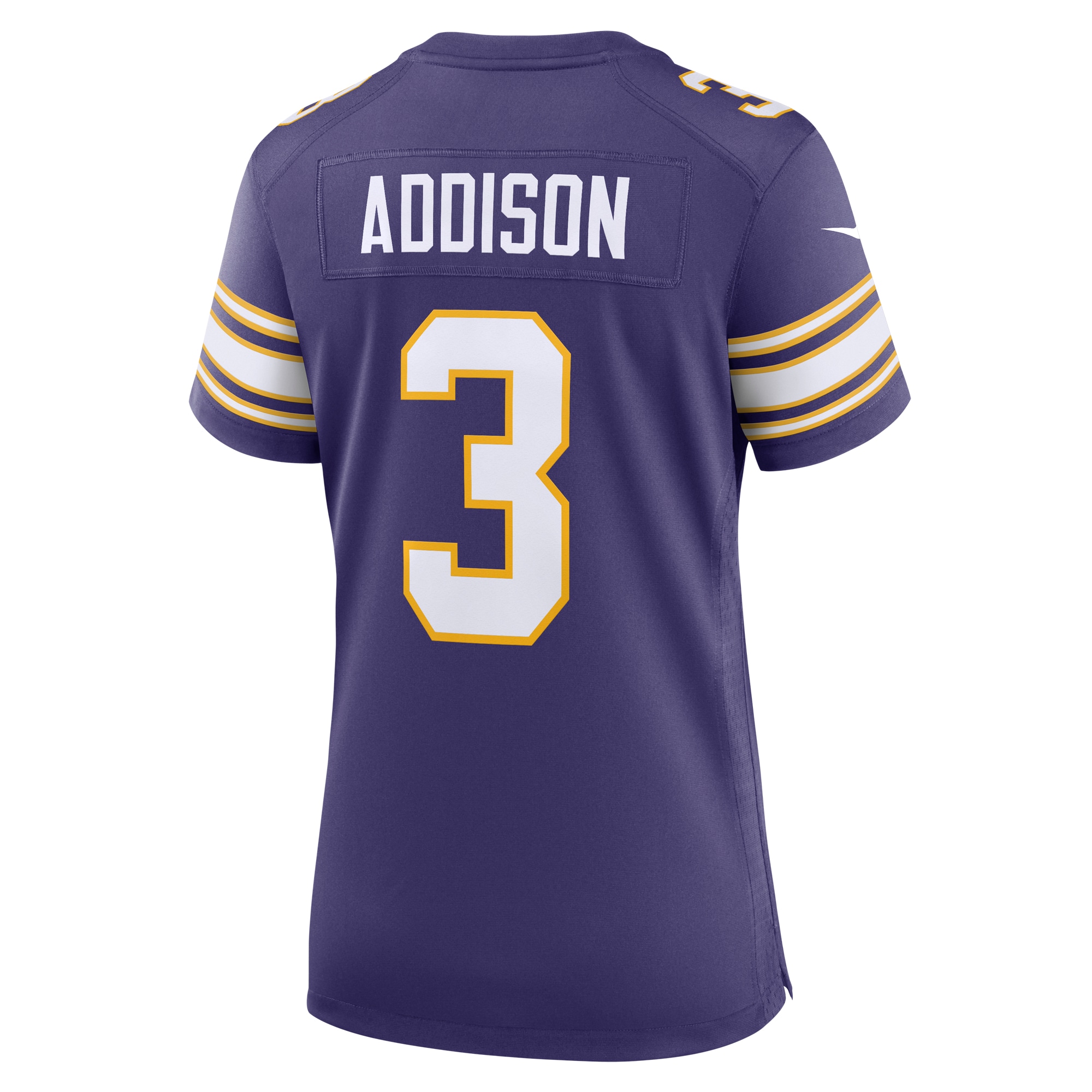 Jordans Addison Minnesota Vikings Nike Women's Classic Player Game Jersey - Purple - PersonalJerseys
