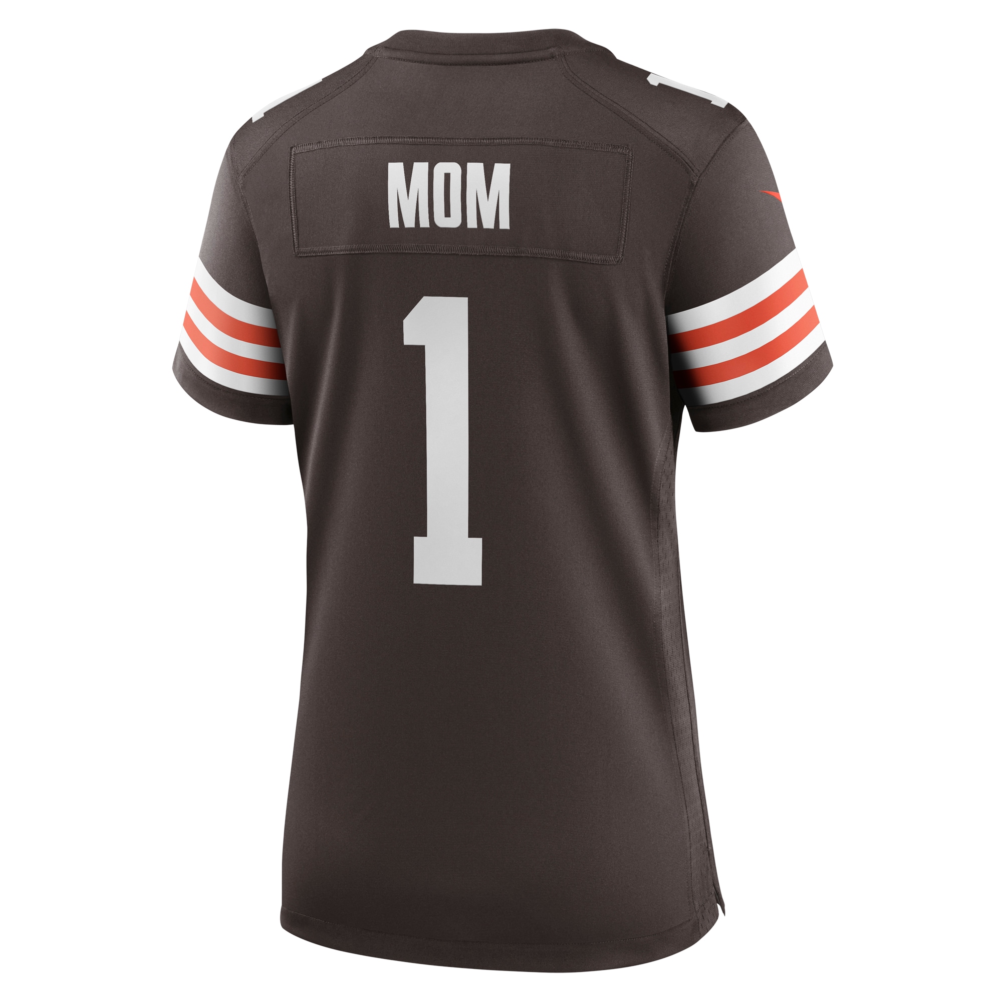 Cleveland Browns Number 1 Mom Dad Brown Game Jersey for Youth Women Men - Friend Lounge Store - Shop for All Things Jerseys Sports - PersonalJerseys