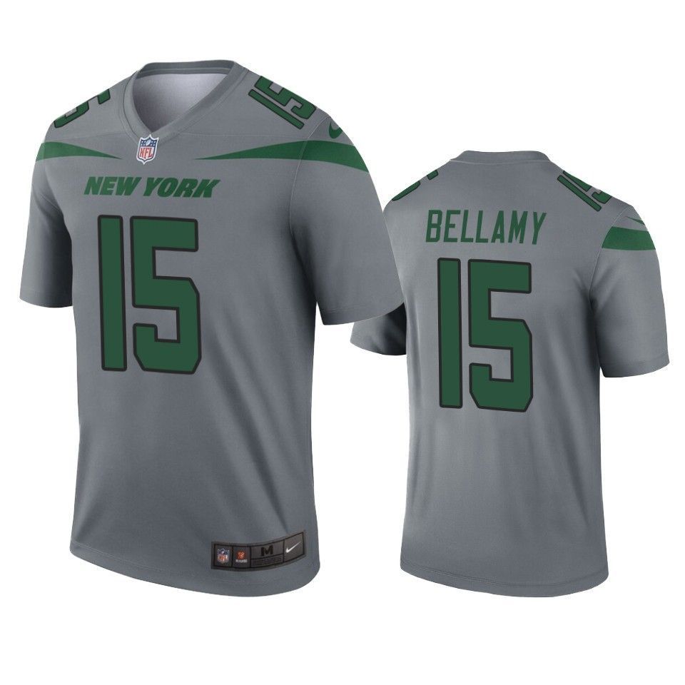 New York Jets Josh Bellamy Gray Inverted Legend Jersey - Friend Lounge Store - Shop for All Things Jerseys Sports - PersonalJerseys