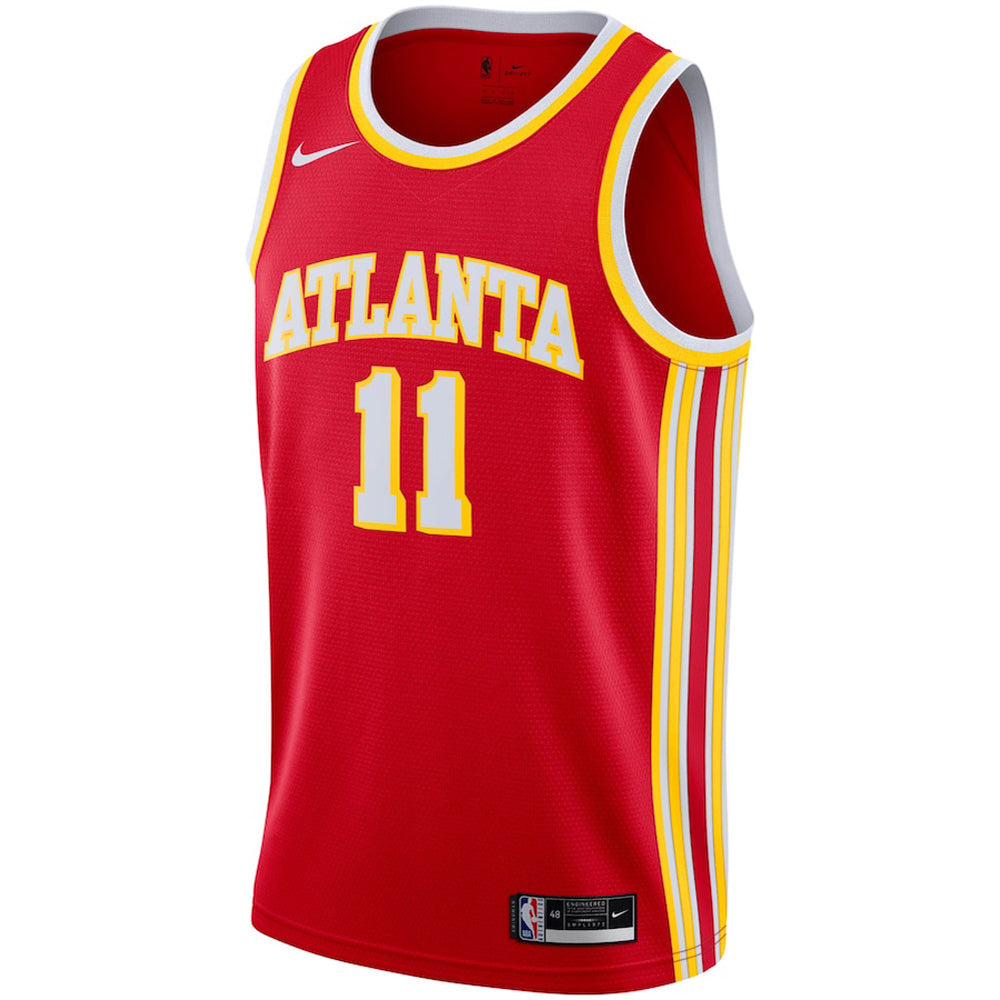 Men's Atlanta Hawks Trae Young  Jersey Icon Edition - Red - PersonalJerseys