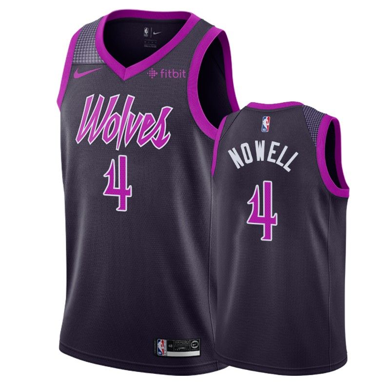 Minnesota Timberwolves Jaylen Nowell #4 City Men's Jersey - Friend Lounge Store - Shop for All Things Jerseys Sports - PersonalJerseys