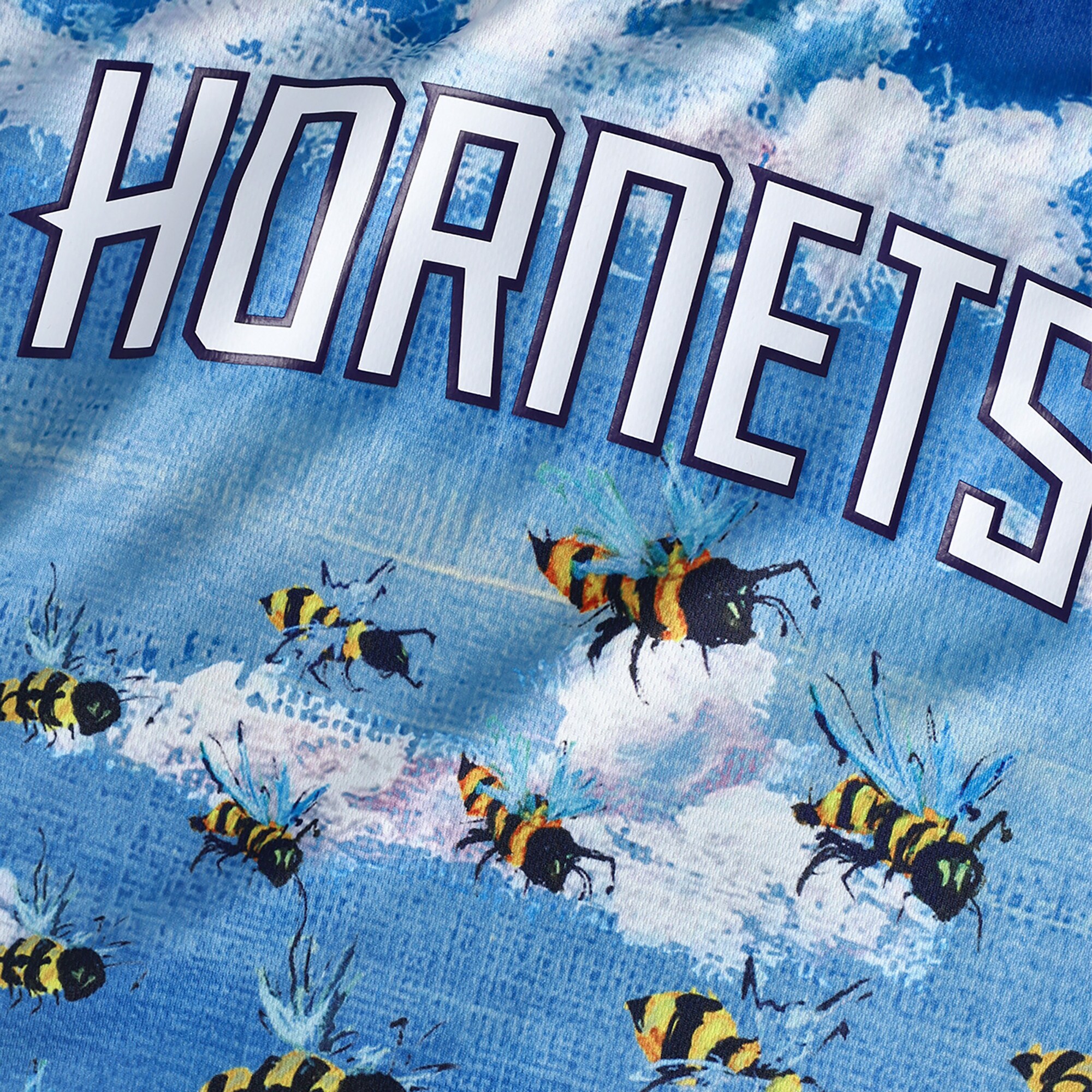 Charlotte Hornets NBA &KidSuper Studios by Fanatics Unisex Hometown Jersey - Blue - PersonalJerseys