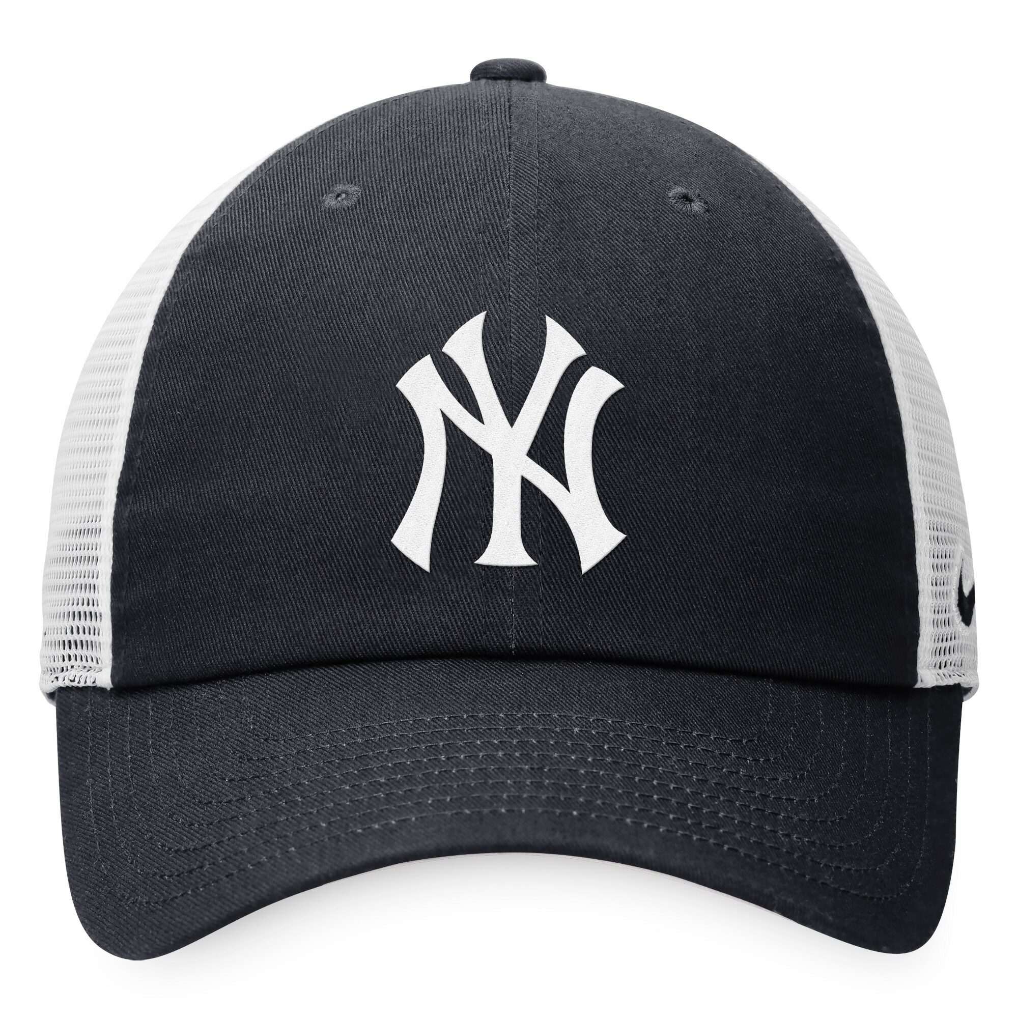 New York Yankees Nike Heritage86 Lightweight Unstructured Adjustable Trucker Hat - Navy/White - PersonalJerseys