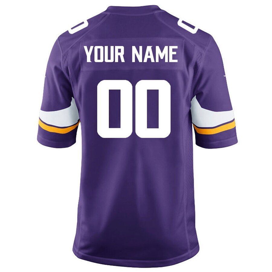 Minnesota Vikings Custom Game Jersey - Purple - Friend Lounge Store - Shop for All Things Jerseys Sports - PersonalJerseys