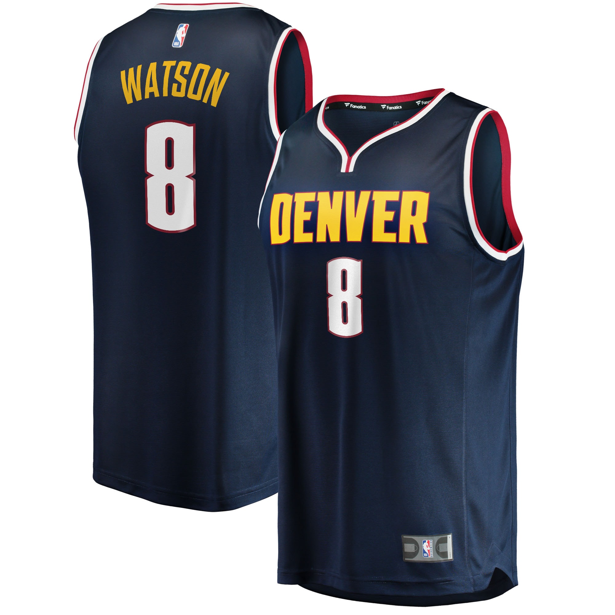 Peyton Watson Denver Nuggets Fanatics Branded 2022 NBA Draft First Round Pick Fast Break Replica Player Jersey - Icon Edition - Navy - PersonalJerseys